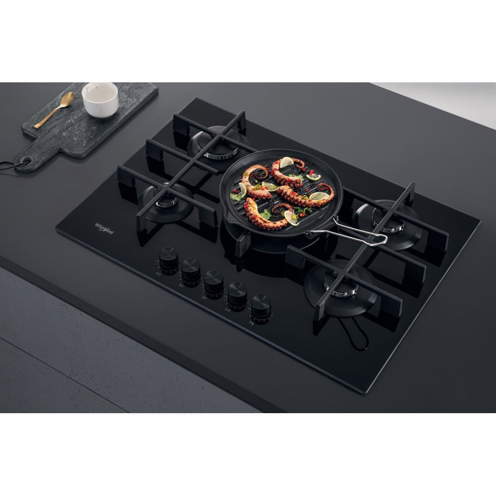 EAN 8003437605116 - Whirlpool AKWL 728/NB Negro Integrado 75 cm Encimera de gas 5 zona(s) imagen 13