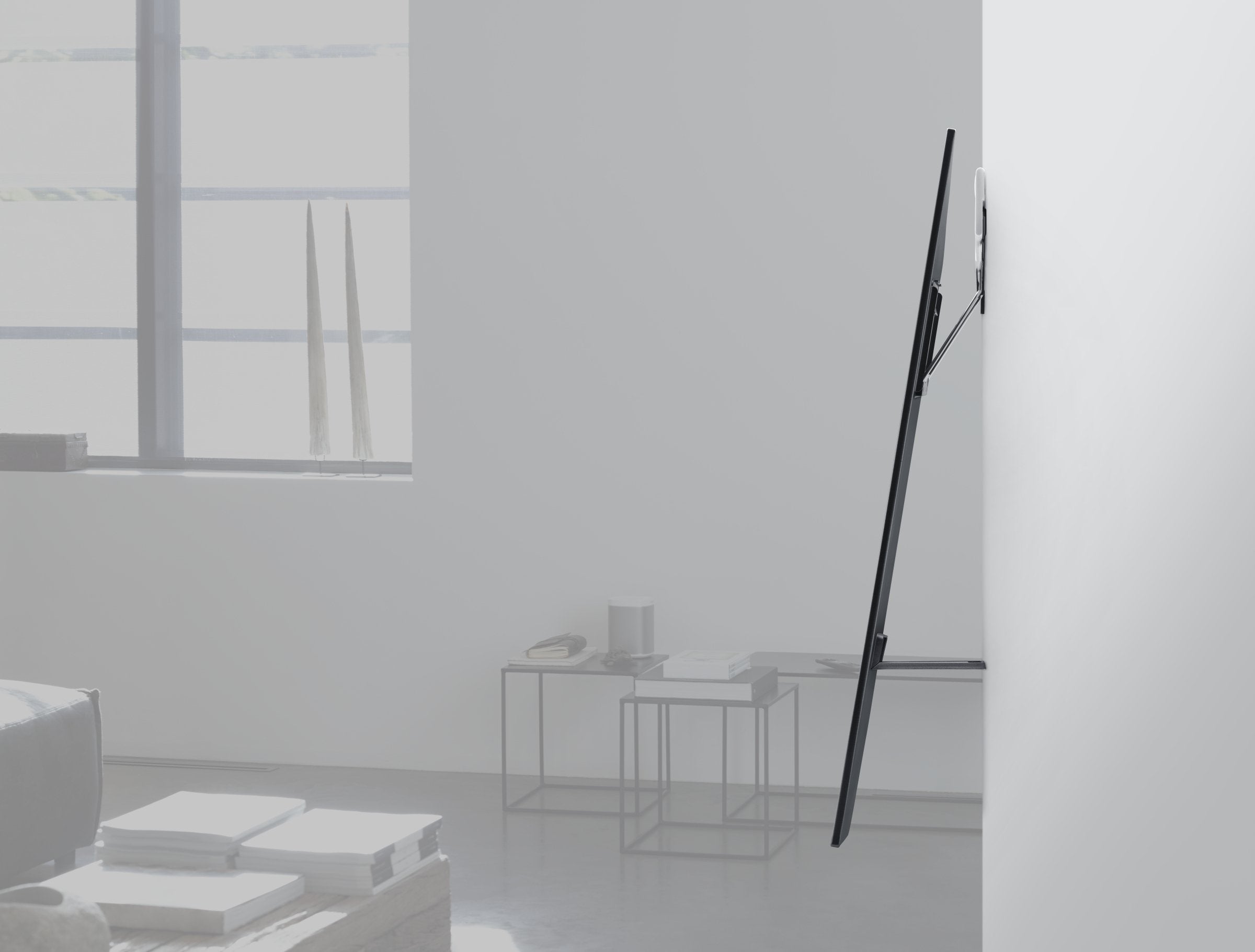 Soporte De Pared One For All Para Tv Sin Distancia Negro Wm6812