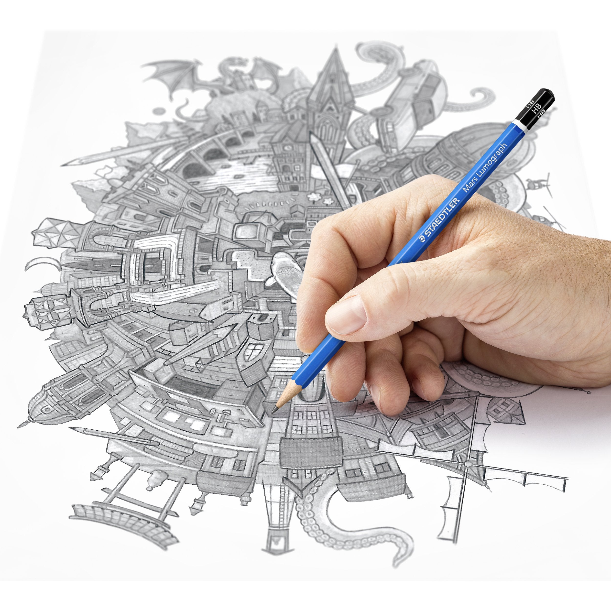 EAN 4007817108710 - Staedtler Mars Lumograph 100 Multi 6 pieza(s) imagen 4