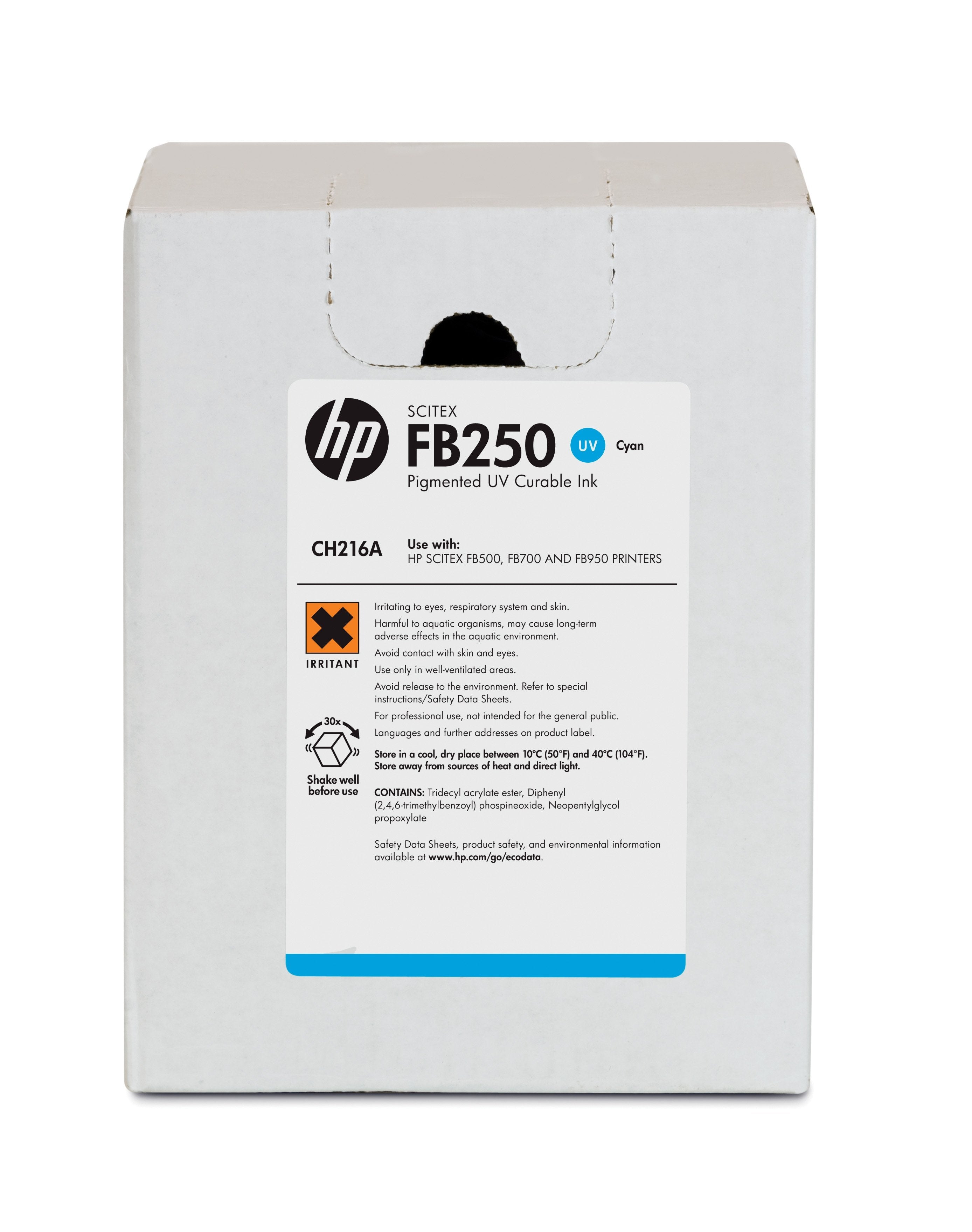 EAN 883585984497 - HP FB250 3-liter Cyan Scitex Ink Cartridge cabeza de impresora imagen 1