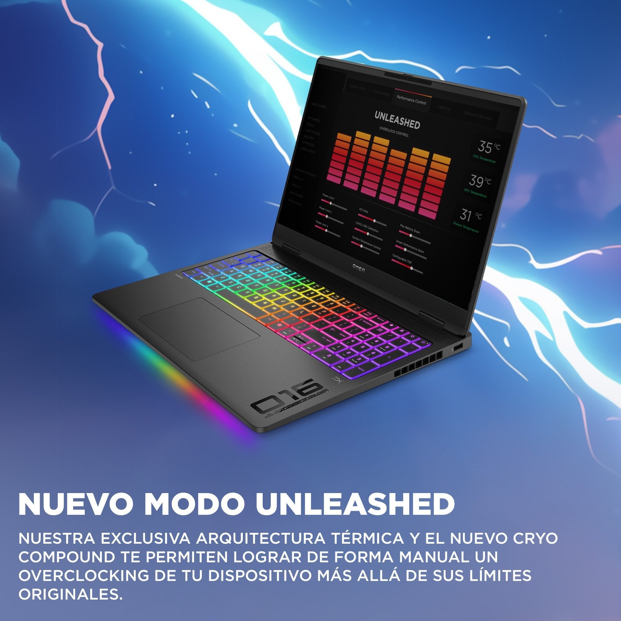 EAN 198990457772 - HP OMEN MAX 16-ah0000ns Intel Core Ultra 9 275HX Portátil 40,6 cm (16") WQXGA 32 GB DDR5-SDRAM 1 TB SSD NV imagen 7