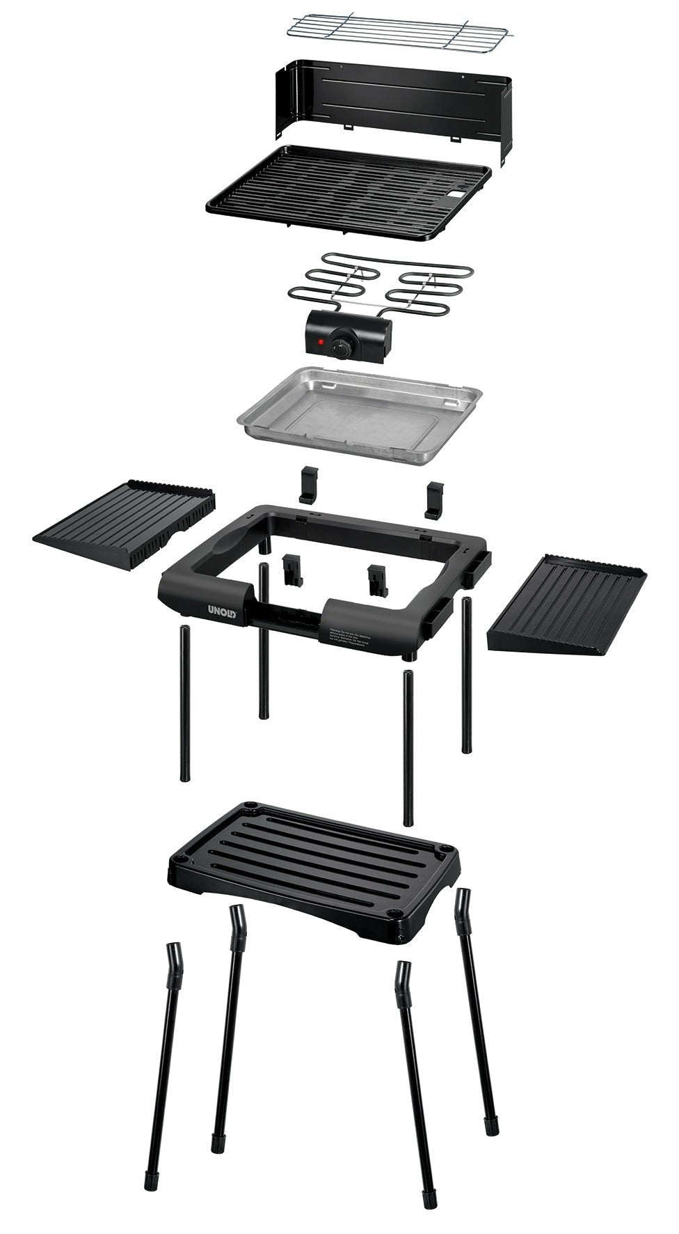 EAN 4011689585654 - Unold 58565 barbacoa y parrilla al aire libre Isla de cocina Eléctrico Negro 1600 W imagen 3