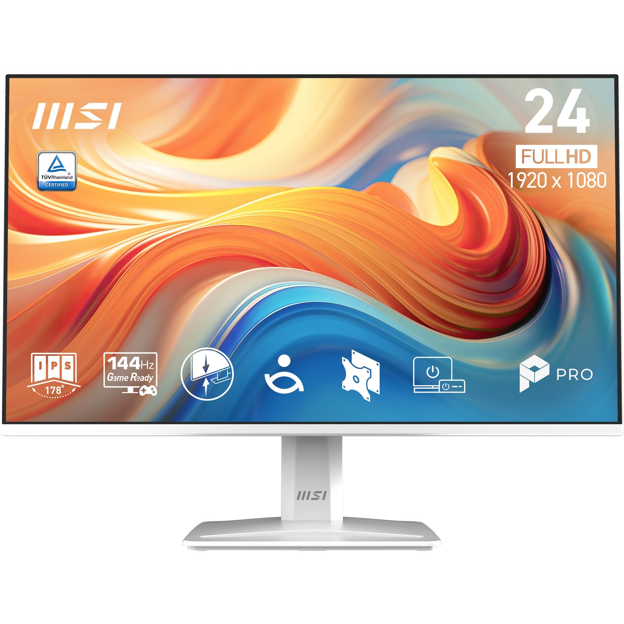 EAN 4711377346290 - MSI Pro MP243W E14 pantalla para PC 60,5 cm (23.8") 1920 x 1080 Pixeles Full HD LCD Blanco imagen 1