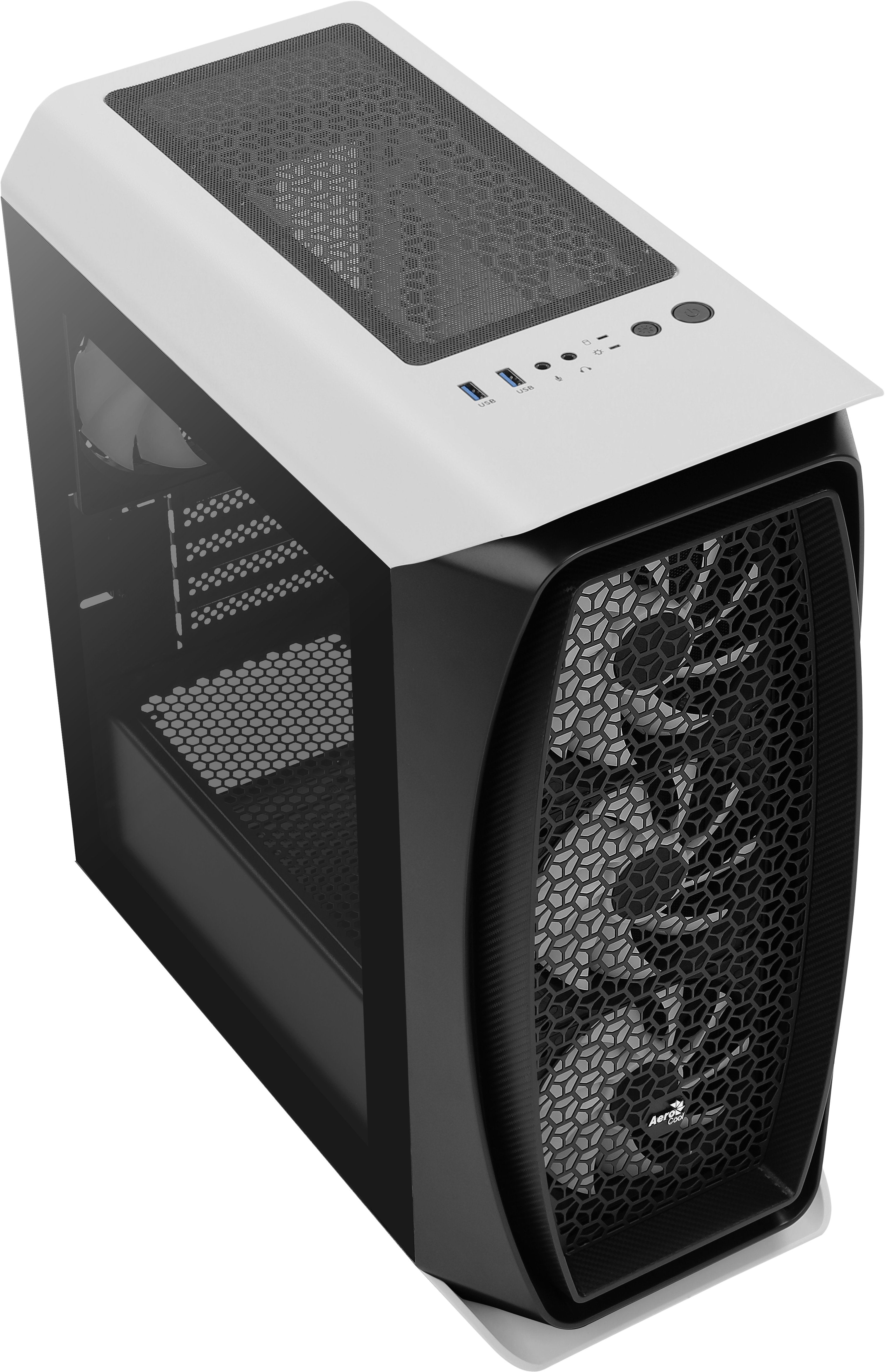 Caja Gaming Minitorre Aerocool Aero One Mini Frost Blanco