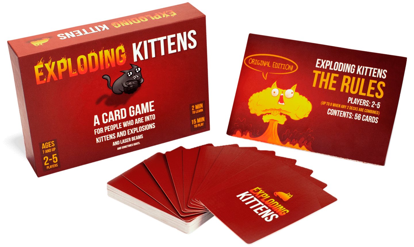 Asmodee Exploding Kitten, Juego De Cartas Asmd0007