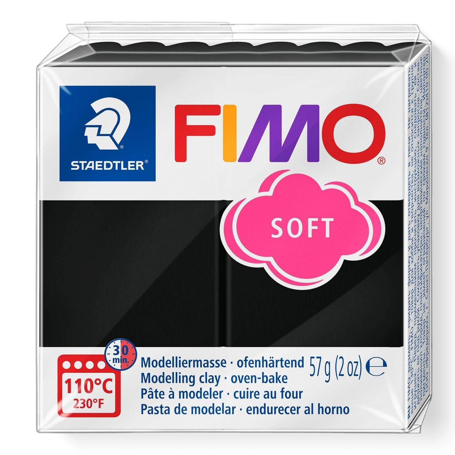 Fimo Mod.Masse Fimo Suave Negro