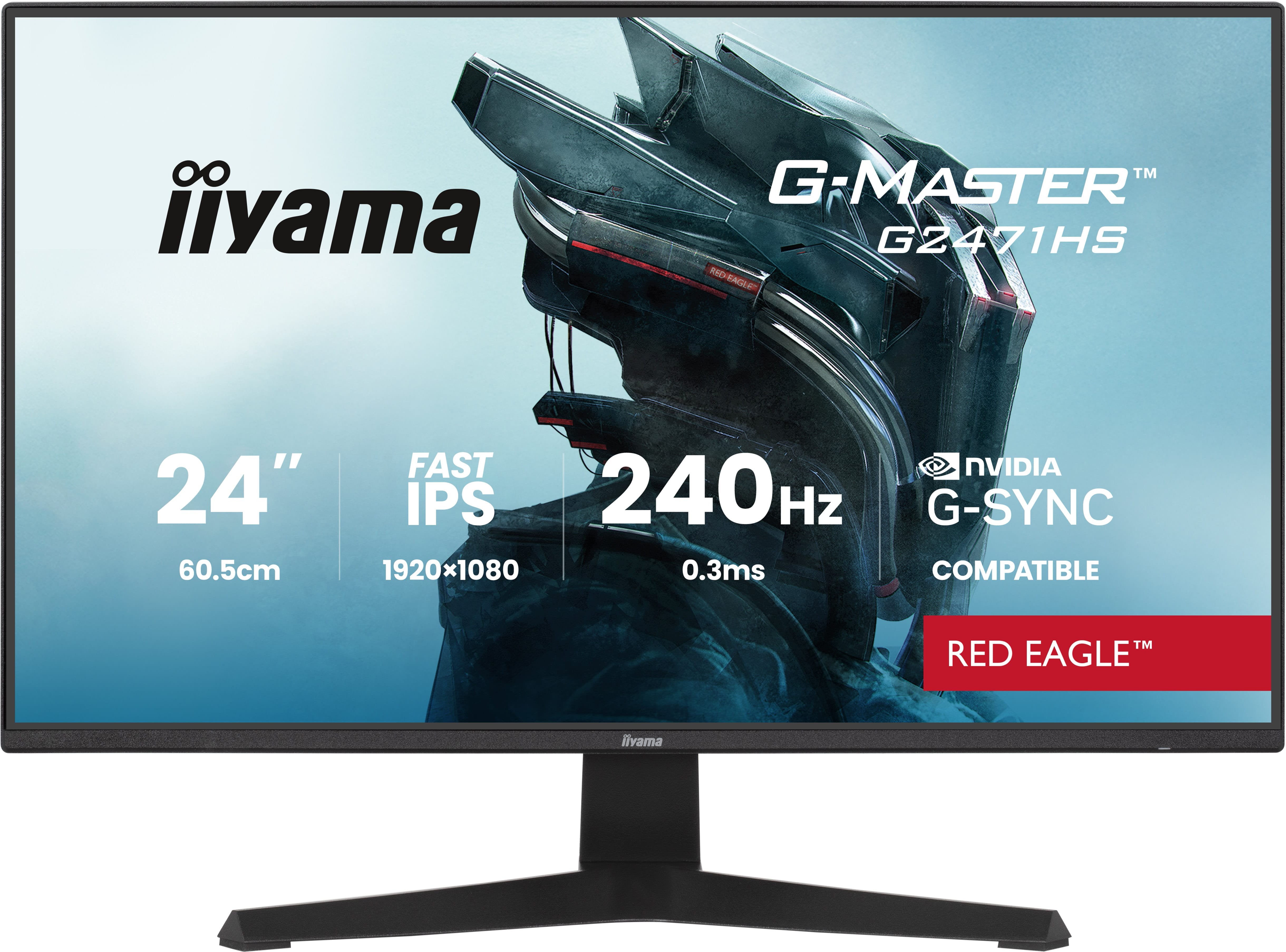 EAN 4948570126415 - iiyama G-MASTER G2471HS-B1 pantalla para PC 60,5 cm (23.8") 1920 x 1080 Pixeles Full HD Negro imagen 1