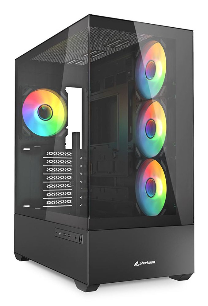 Caja Pc Sharkoon Ak6 Rgb 4044951041695