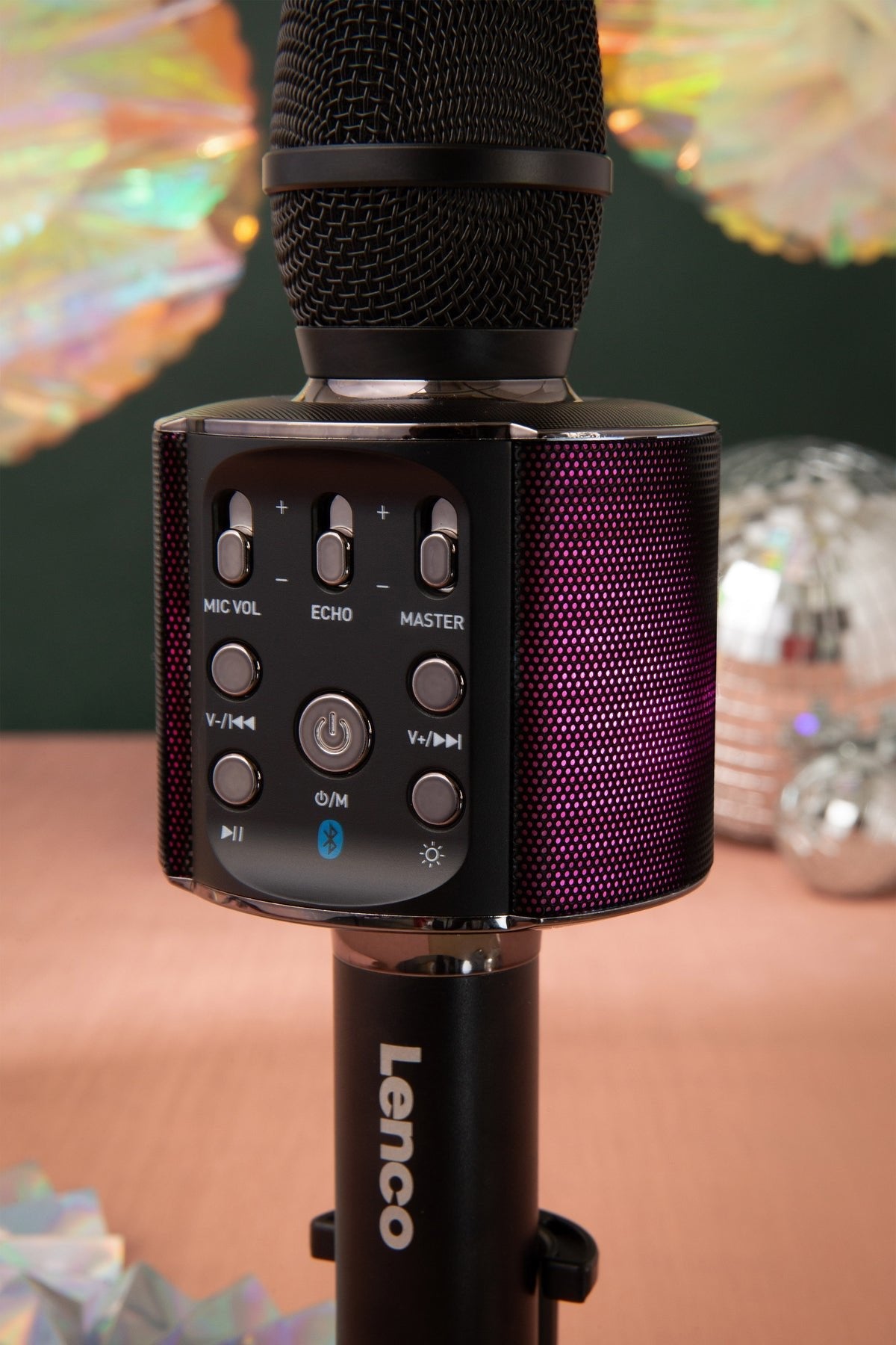 EAN 8711902042105 - Lenco BMC-090 Negro Micrófono para karaoke imagen 13