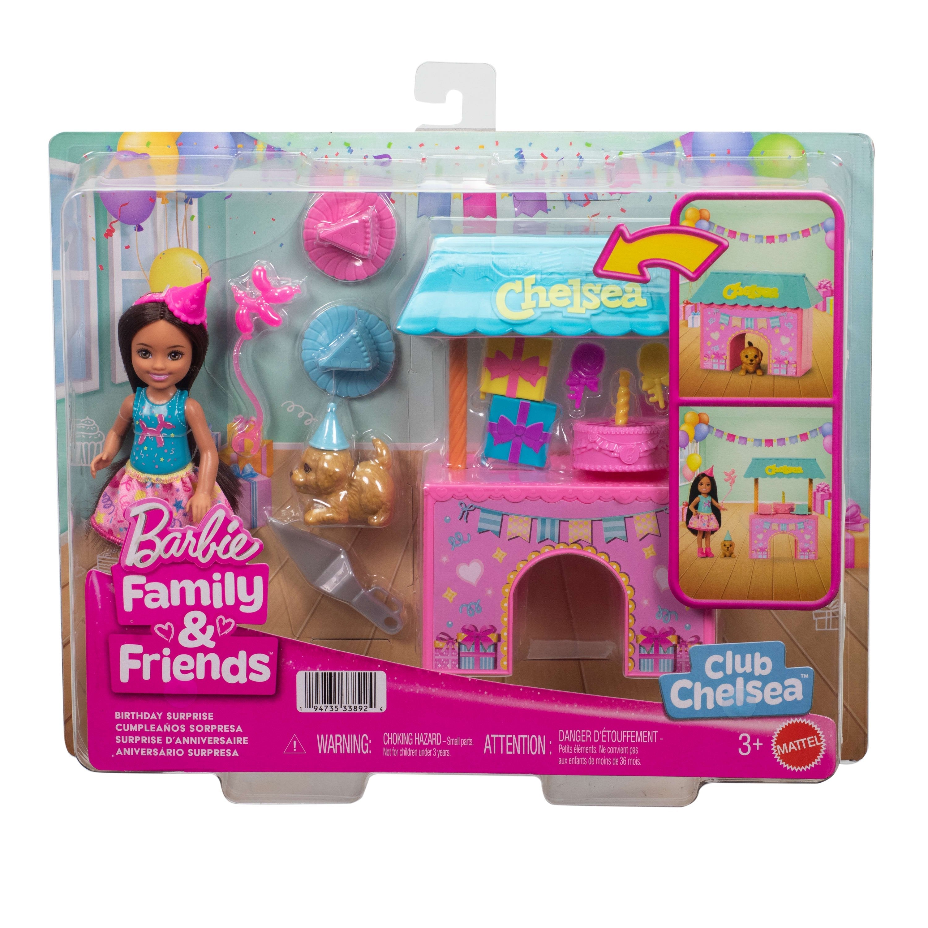 Muñeca Fiesta Sopresa Cumpleaños Barbie