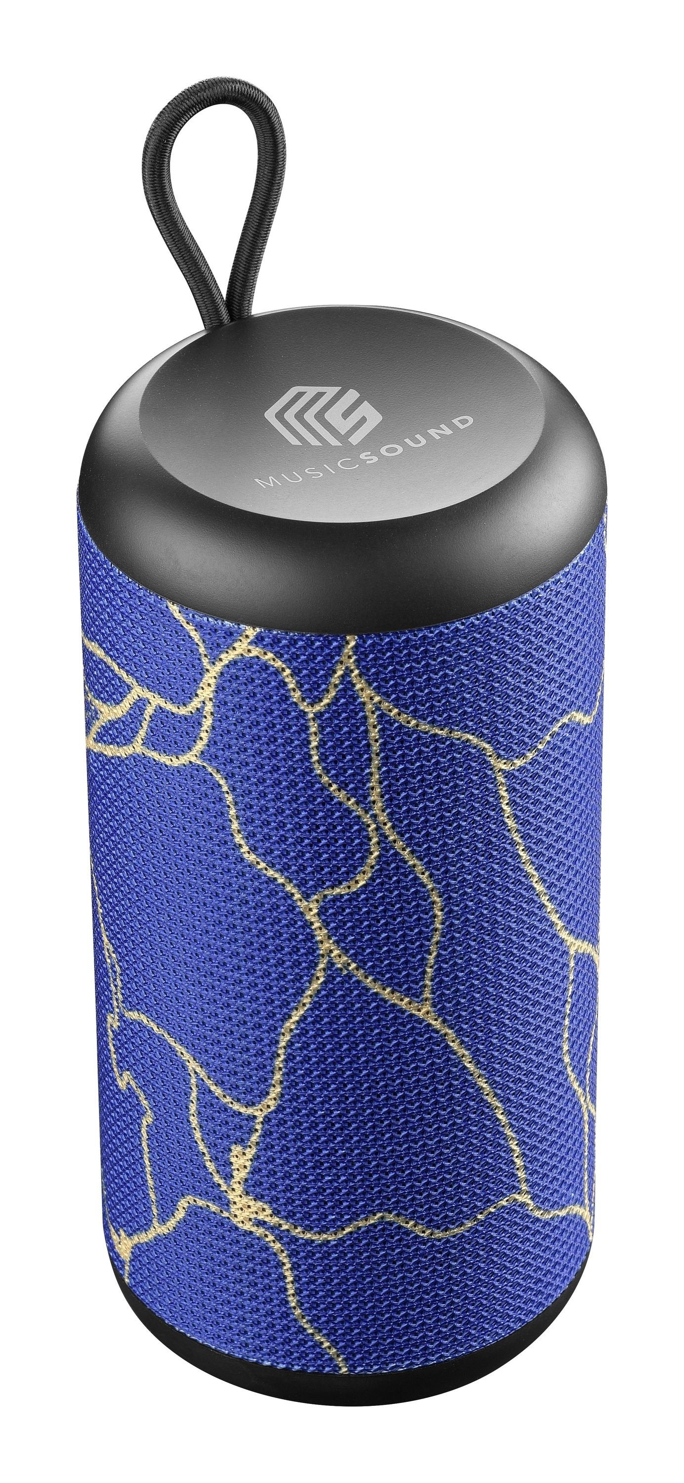 Music Sound 8018080483707 Altavoz Monofónico Portátil Azul 5 W