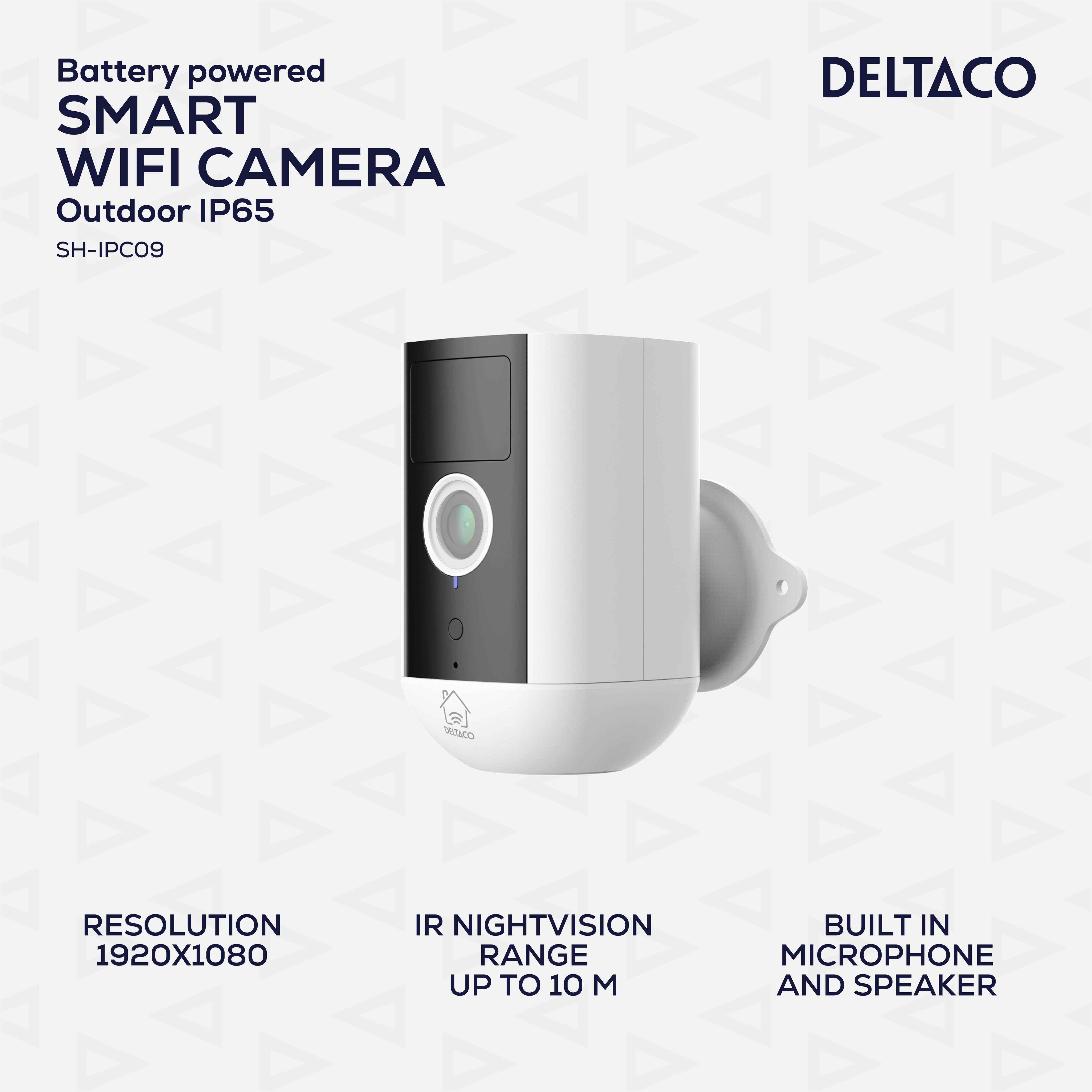 EAN 7333048054579 - Deltaco SH-IPC09 cámara de vigilancia Torreta Cámara de seguridad IP Interior y exterior 1920 x 1080 Pixe imagen 3