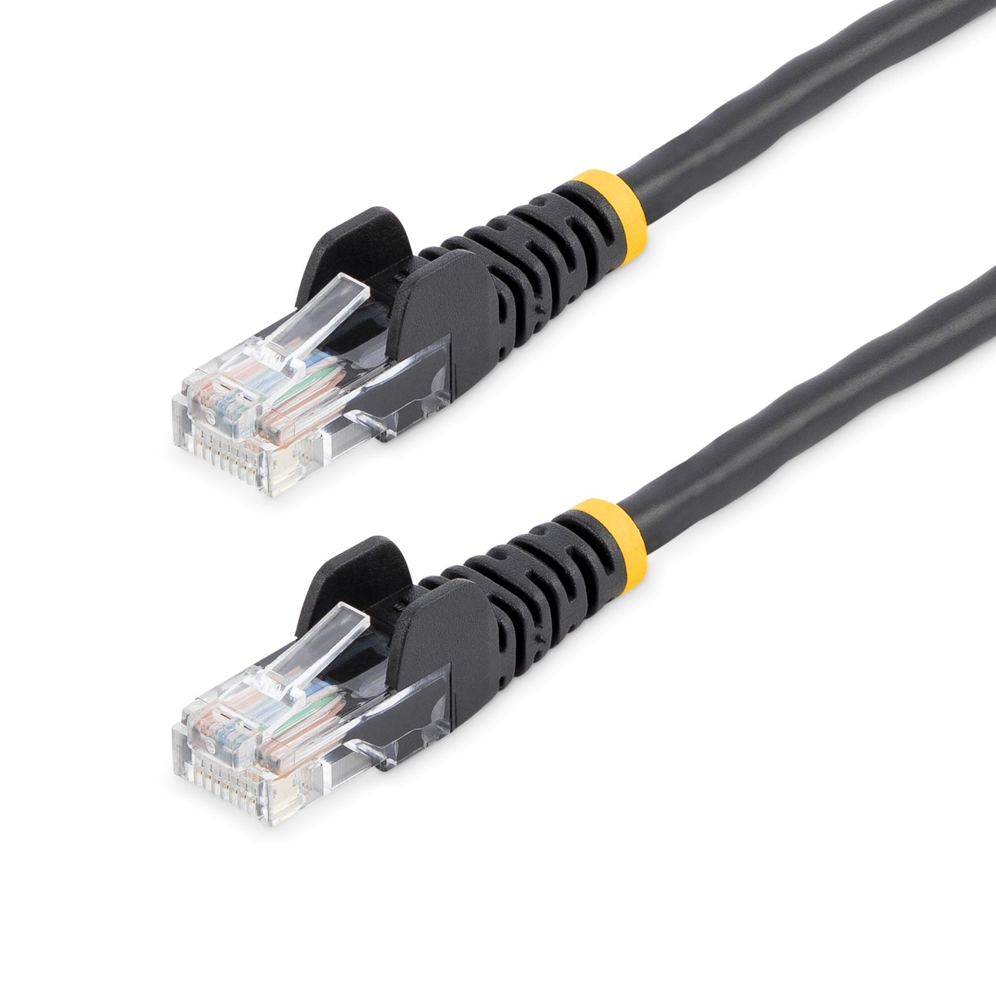 Cable De Red De 7m Negro Cat5e Cabl Ethernet Sin Enganche