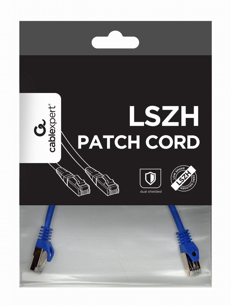 Gembird Pp6a-Lszhcu-B-0.25m Cable De Red 0,25 M Cat6a S/Ftp (S-Stp) Azul
