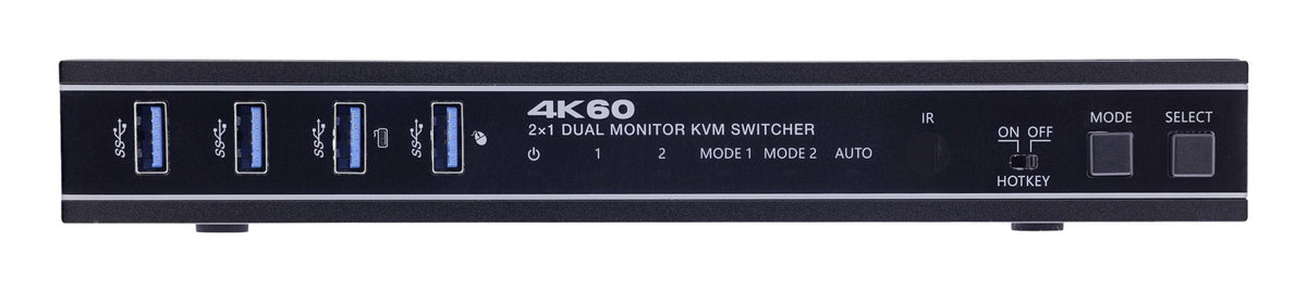 Inline Kvm Switch, 2x1 ,Hdmi 4k/60hz, Dual Monitor , Usb 3.2 Hub