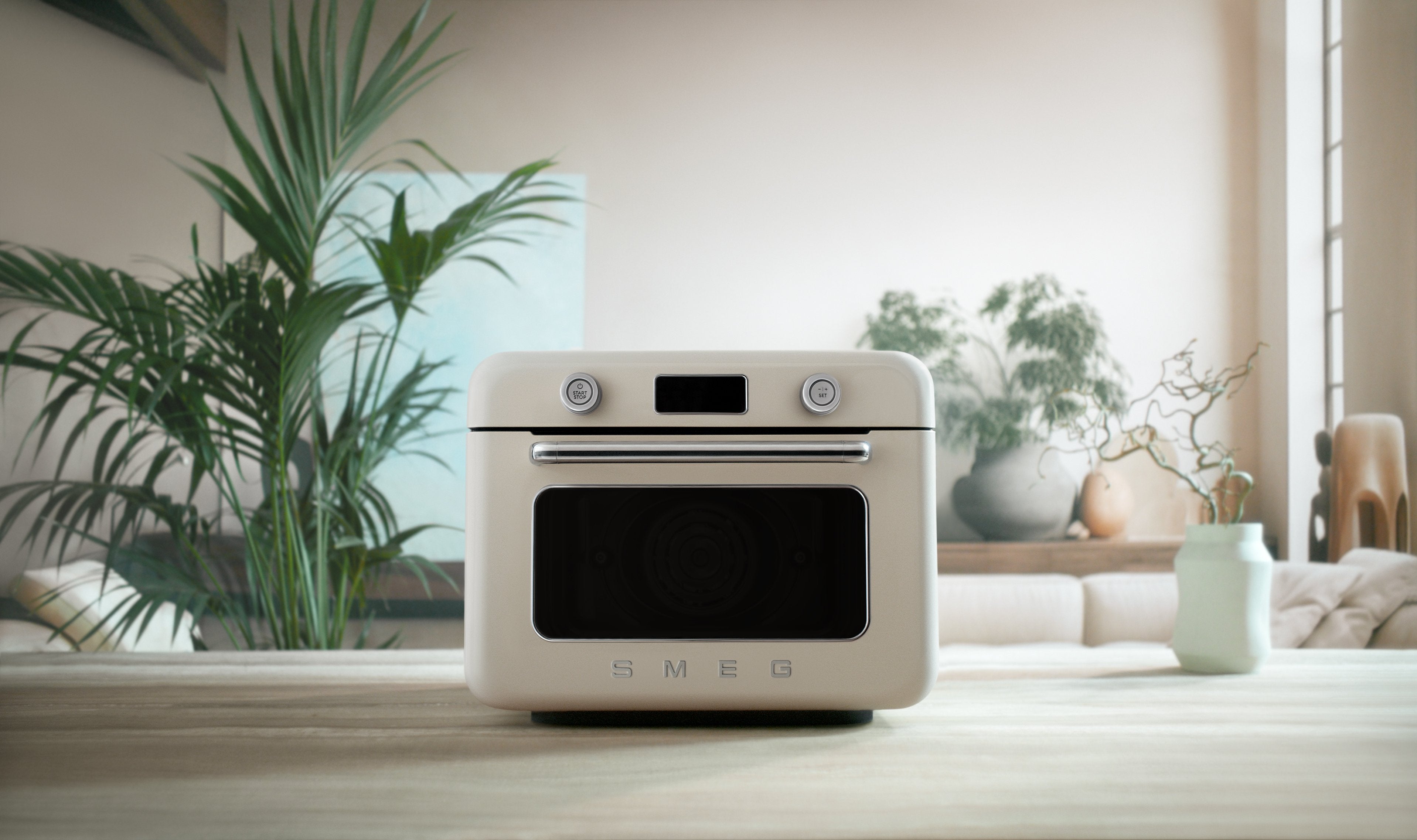 EAN 8017709329570 - Smeg COF01CREU horno de vapor Crema de color Botones, Giratorio imagen 24