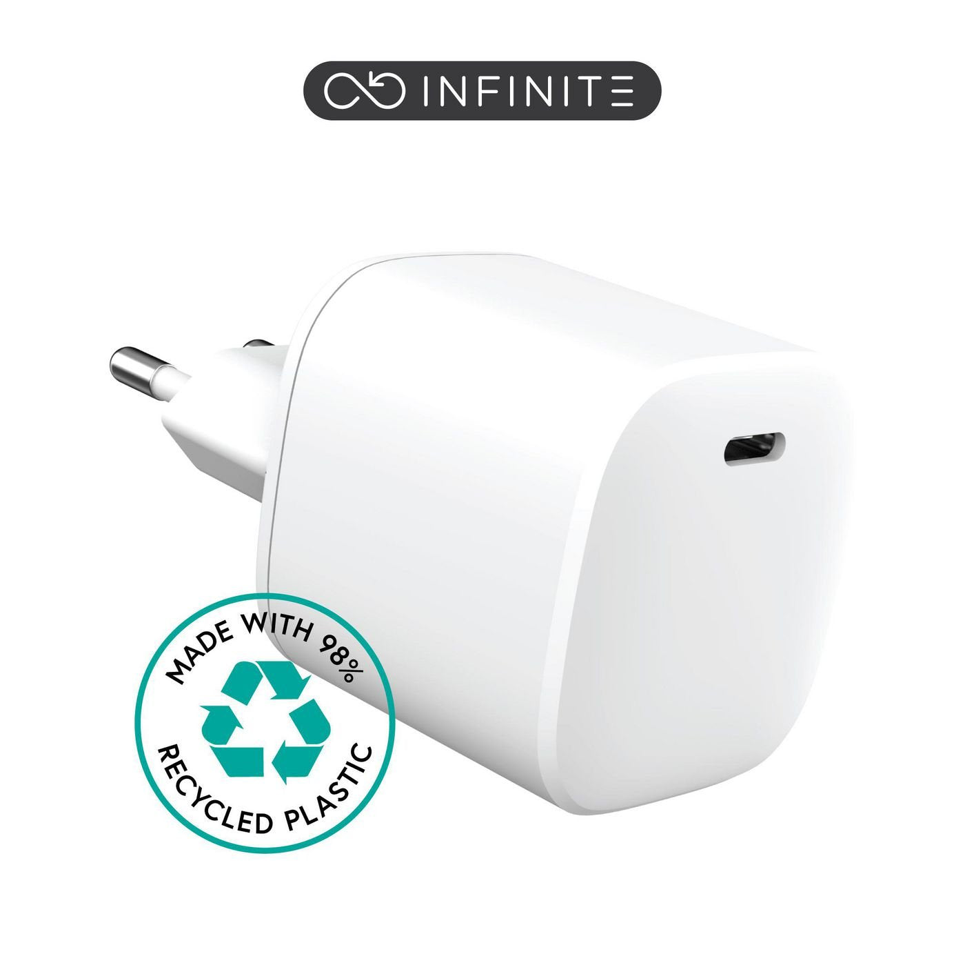 EAN 5715063055397 - eSTUFF ES637045-BULK cargador de dispositivo móvil Smartphone Blanco Corriente alterna Carga rápida Inter imagen 1