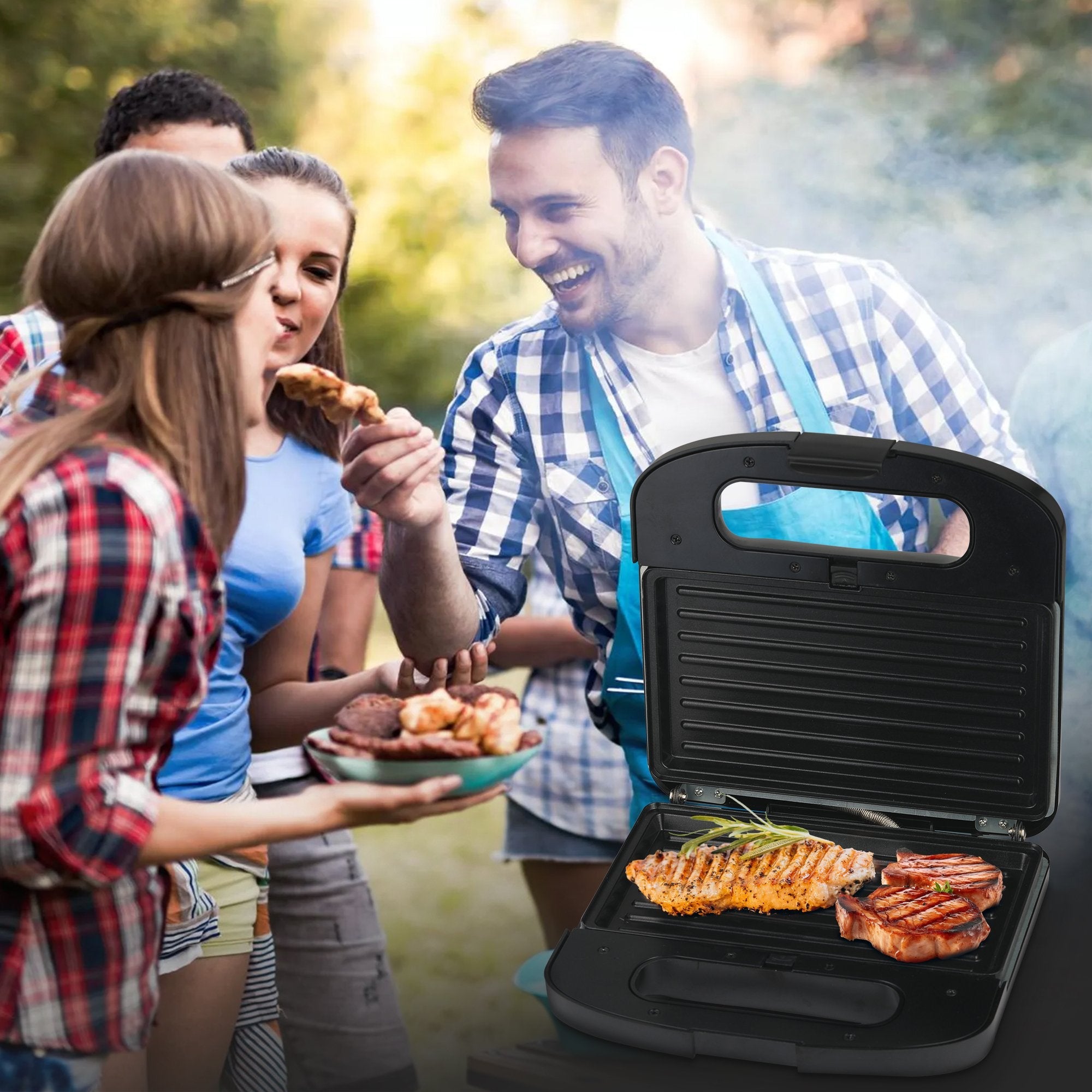 Extralink Smart Life Grill Sandwich & Waffle Maker Sj-37a