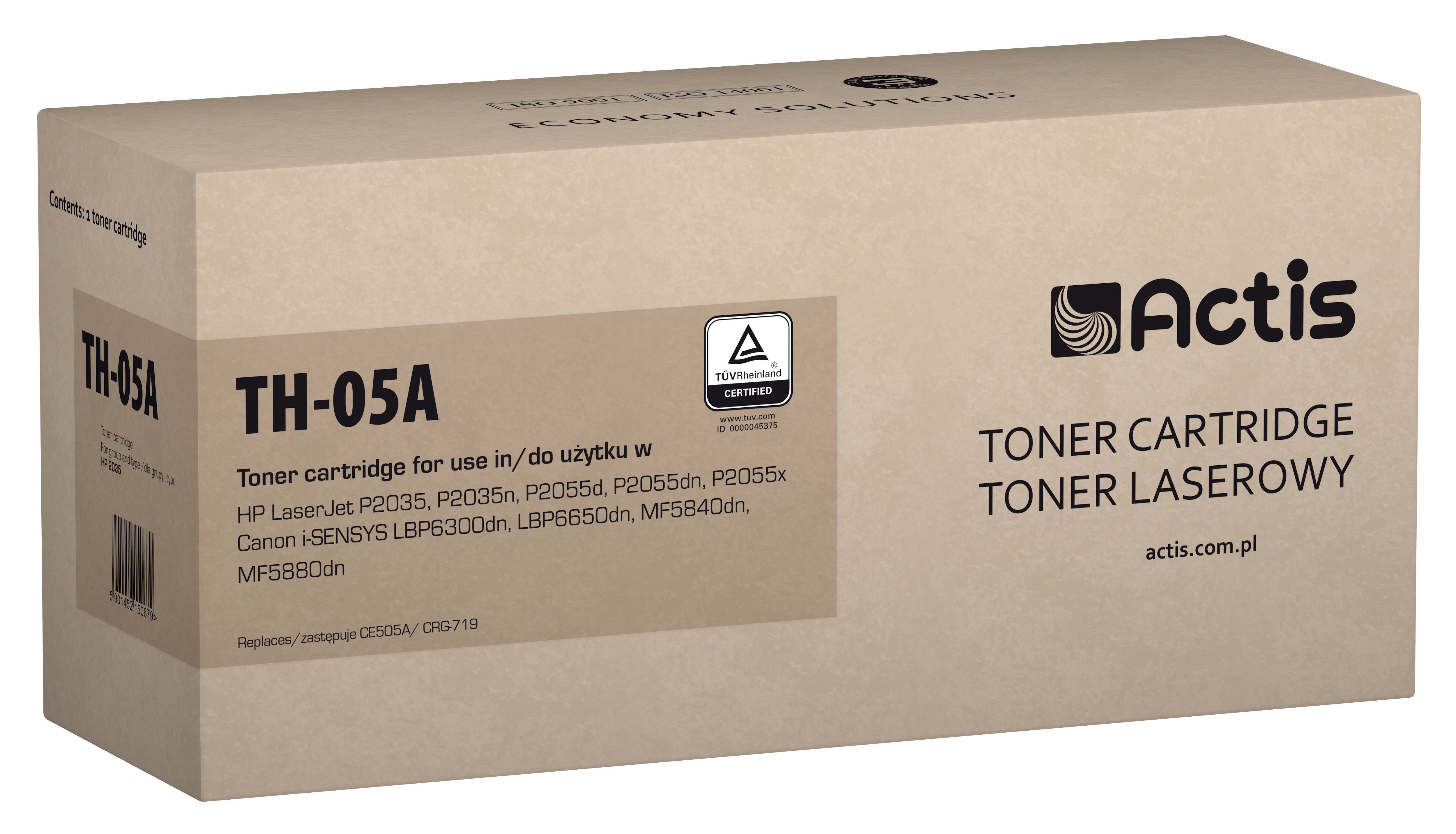 EAN 5901452150679 - Actis TH-05A cartucho de tóner 1 pieza(s) Compatible imagen 1