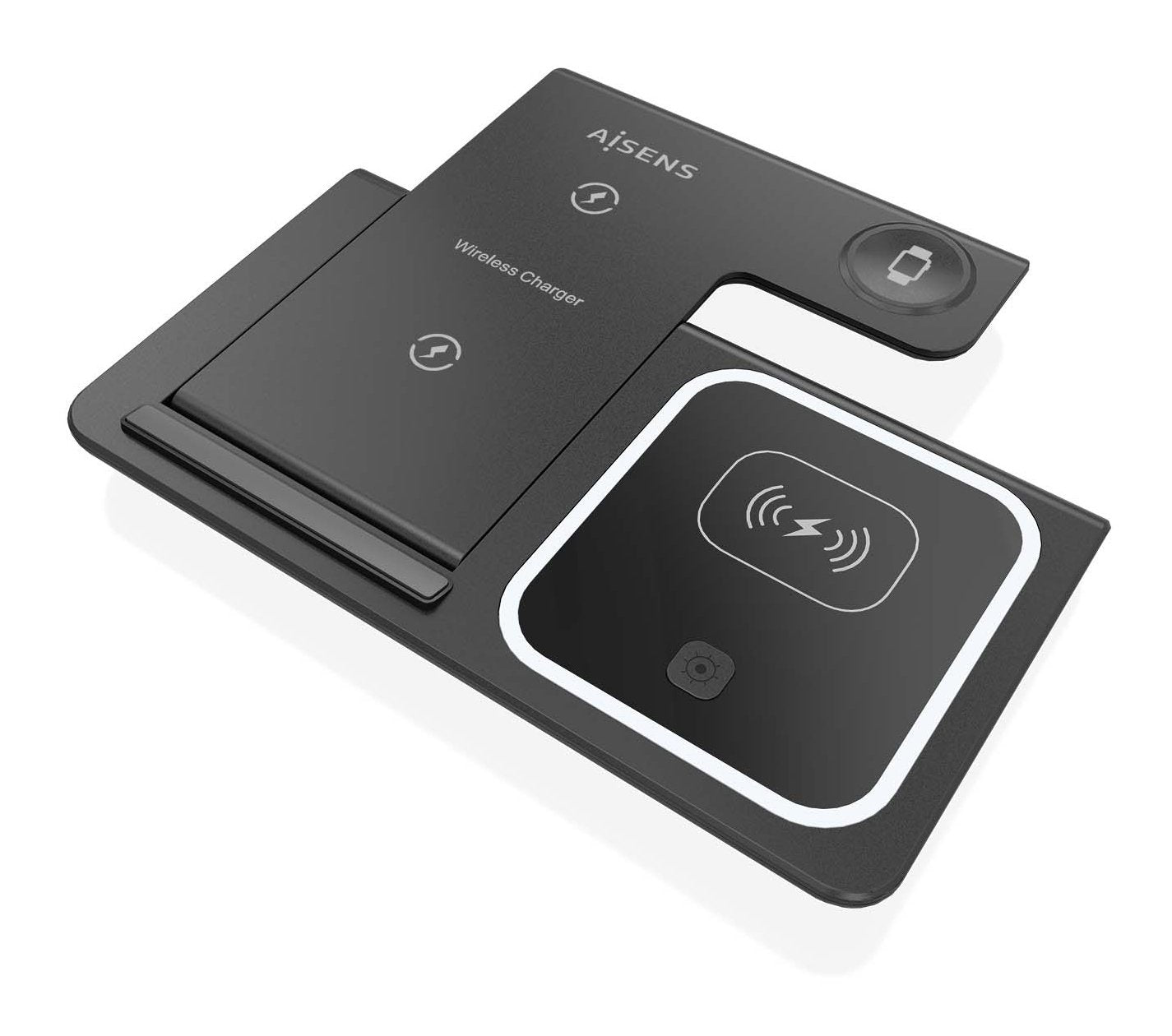 EAN 8435739901687 - AISENS ASCH-15W3WC043-BK cargador de dispositivo móvil Auriculares, Teléfono móvil, Smartphone, Reloj int imagen 3