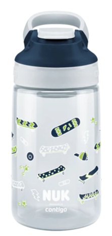 EAN 4008600434825 - NUK 10255693 biberón 420 ml Azul, Transparente imagen 1