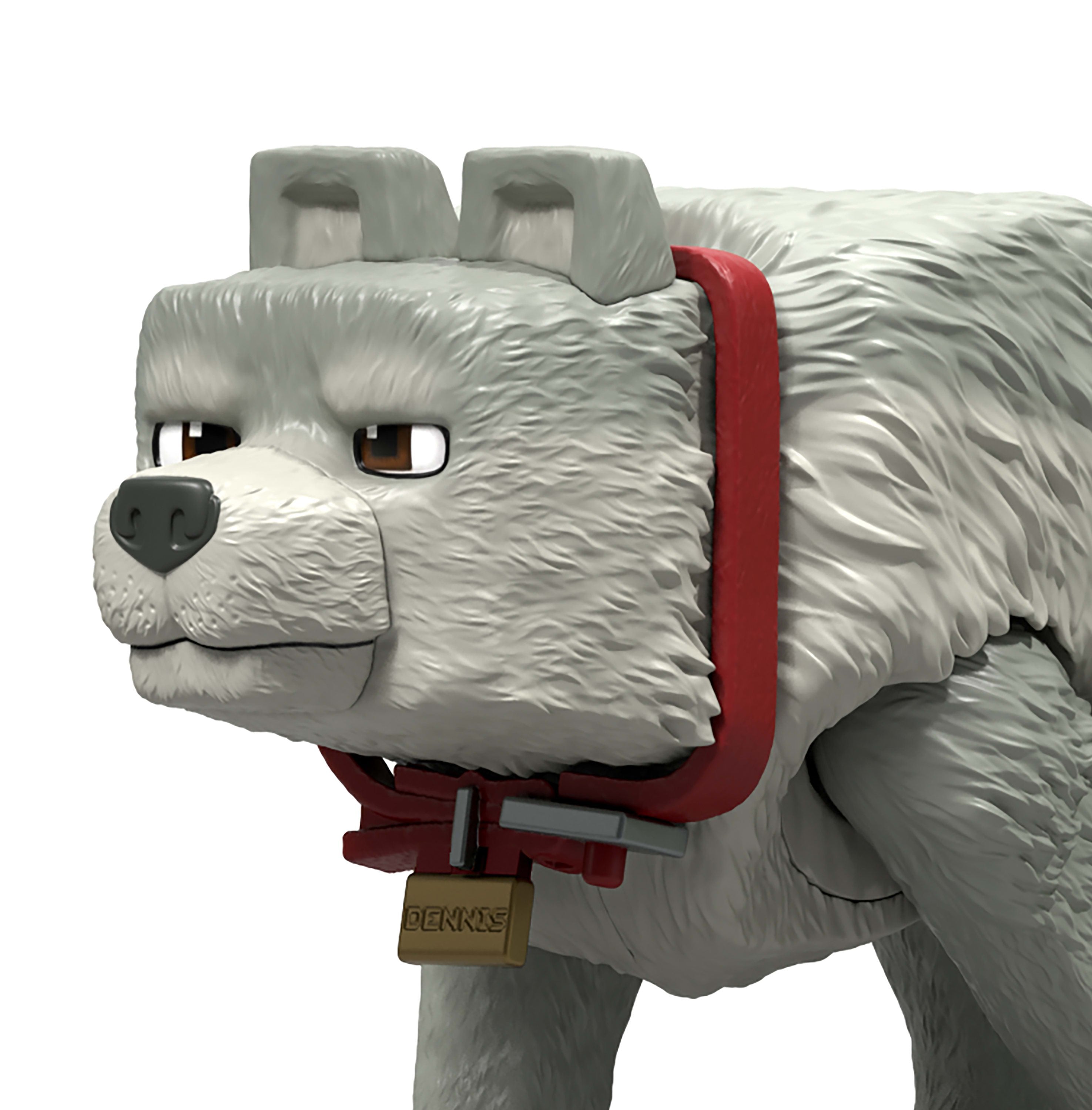 Mattel Minecraft Movie Wolf Action Figura Y Accesorios, Juego De Juego Conjunto Con Figura De 10 Cm Jfr59
