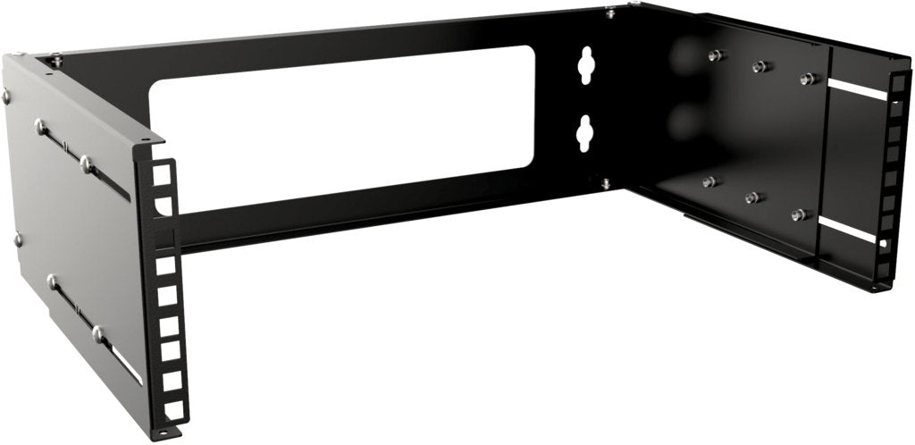 Lanview By Logon Soporte De Pared Para Rack Con Marco Abierto De Profundidad Ajustable 3u De 19''