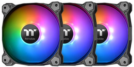 Thermaltake Pack De 3 Pure Plus Rgb 12 Radiator Fan Tt Premium Edition