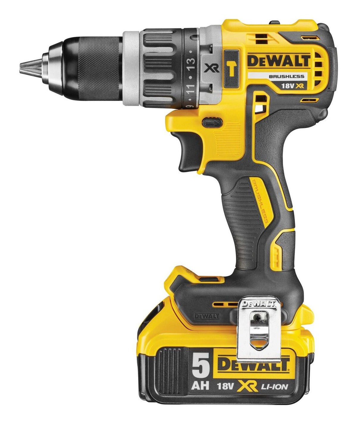 EAN 5035048616628 - DeWALT DCD796P2-QW taladro Sin llave 1,2 kg Negro, Amarillo imagen 1