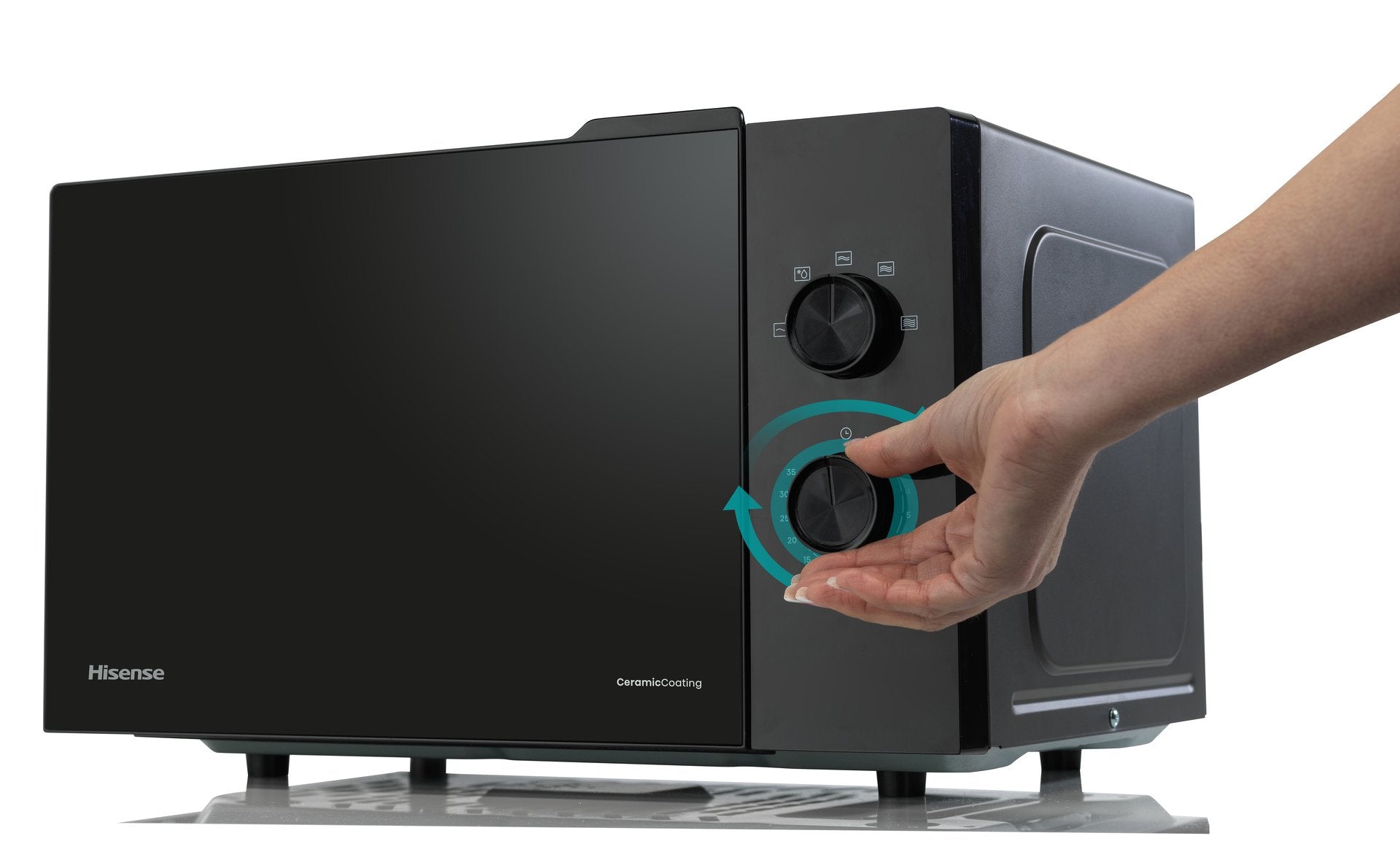 Microondas Hisense H23mobp2h4 Solo Encimera 23 L 800 W Negro