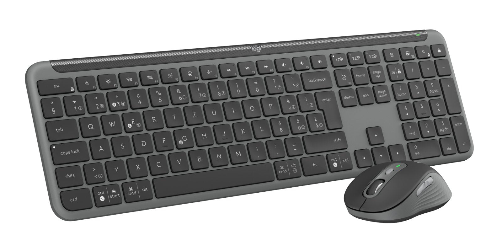 Logitech Signature Slim Combo Mk950 For Business - Graphite - Central-419 (Ch)