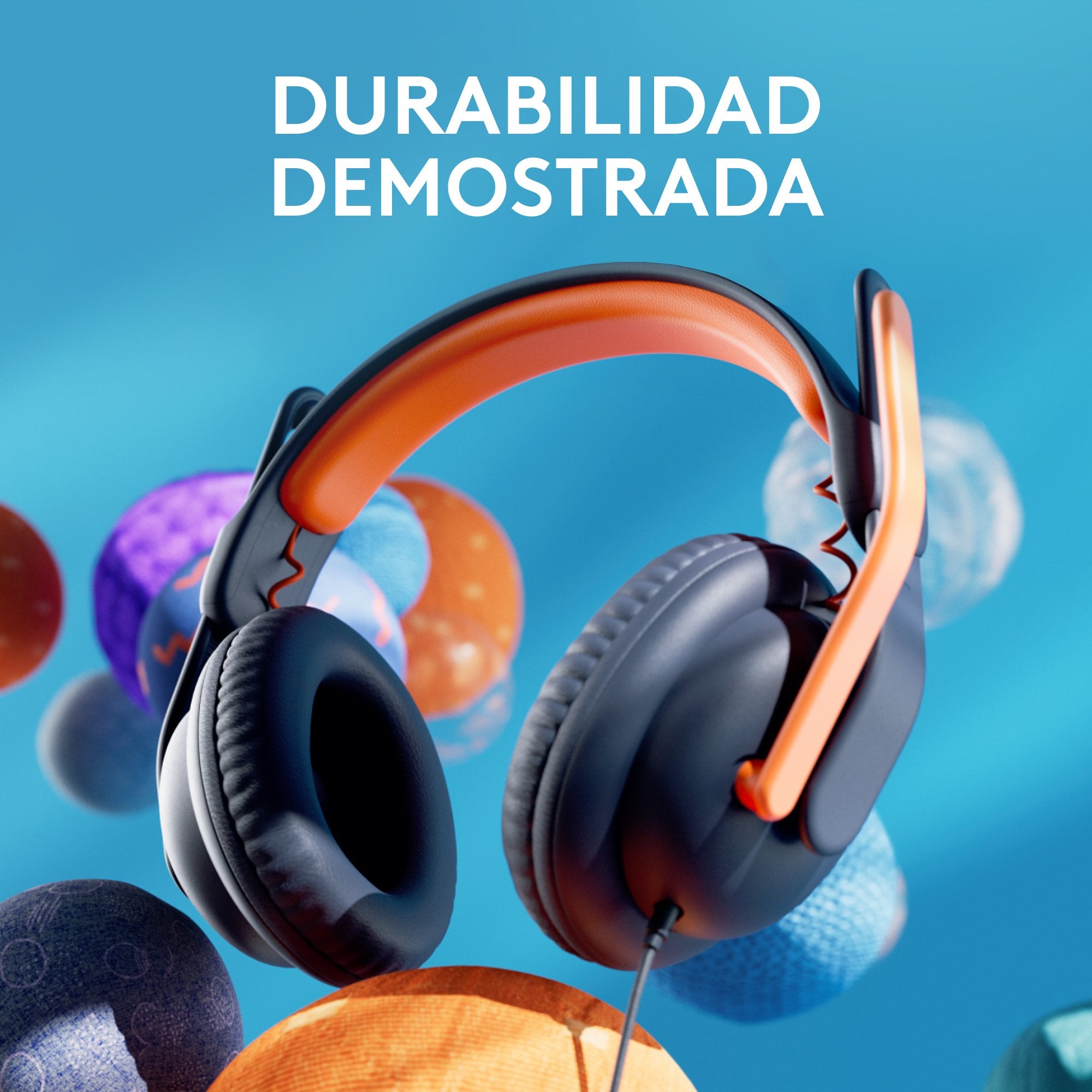 EAN 0097855190680 - Logitech Zone Learn Auriculares Alámbrico Diadema Educación Azul, Naranja imagen 9