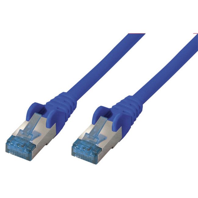 S-Conn Cat6a, 0.5m Cable De Red 0,5 M S/Ftp (S-Stp) Azul