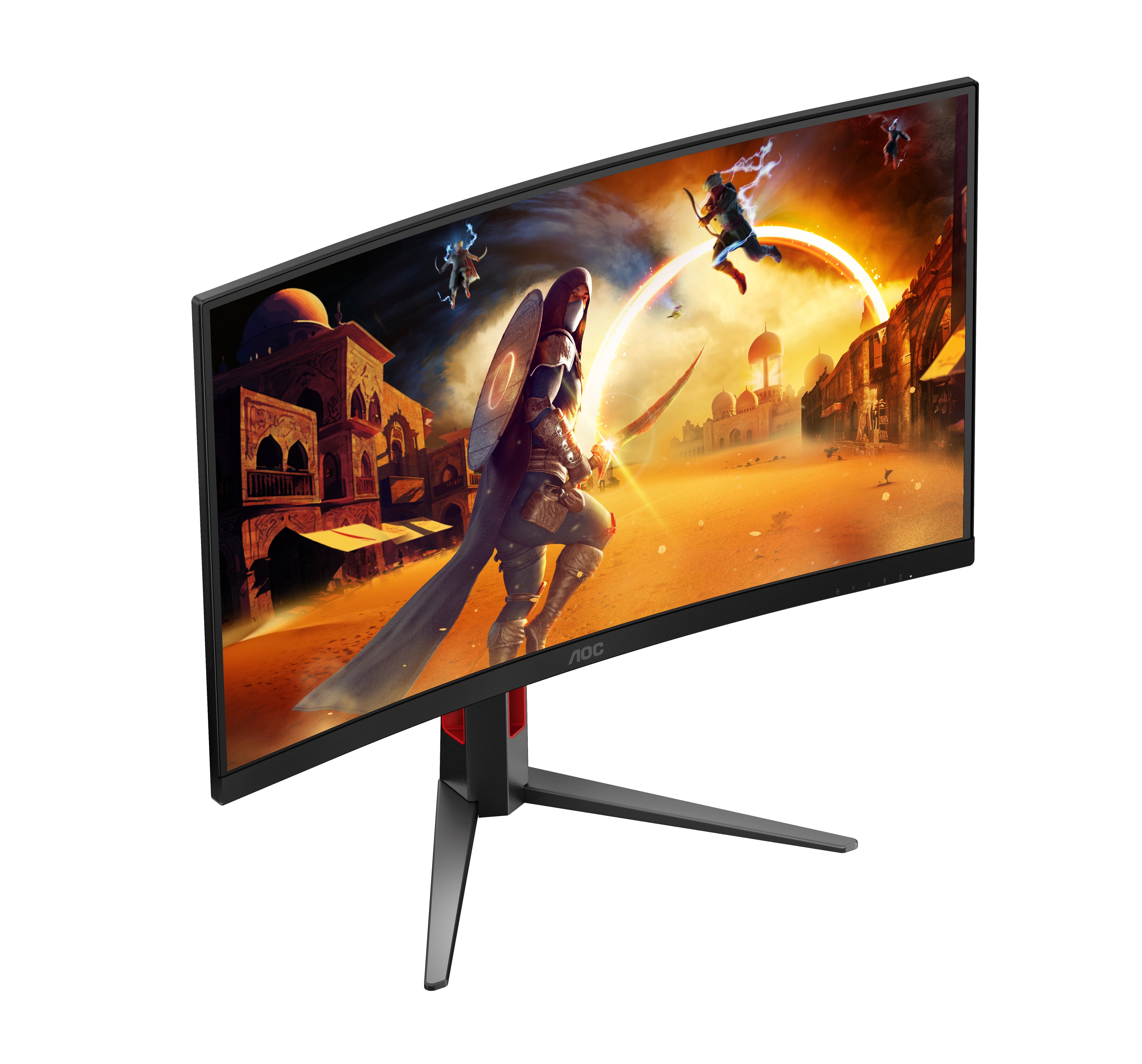 EAN 4038986183703 - AOC G4 CQ27G4Z2P pantalla para PC 68,6 cm (27") 2560 x 1440 Pixeles Quad HD LCD Negro, Rojo imagen 10