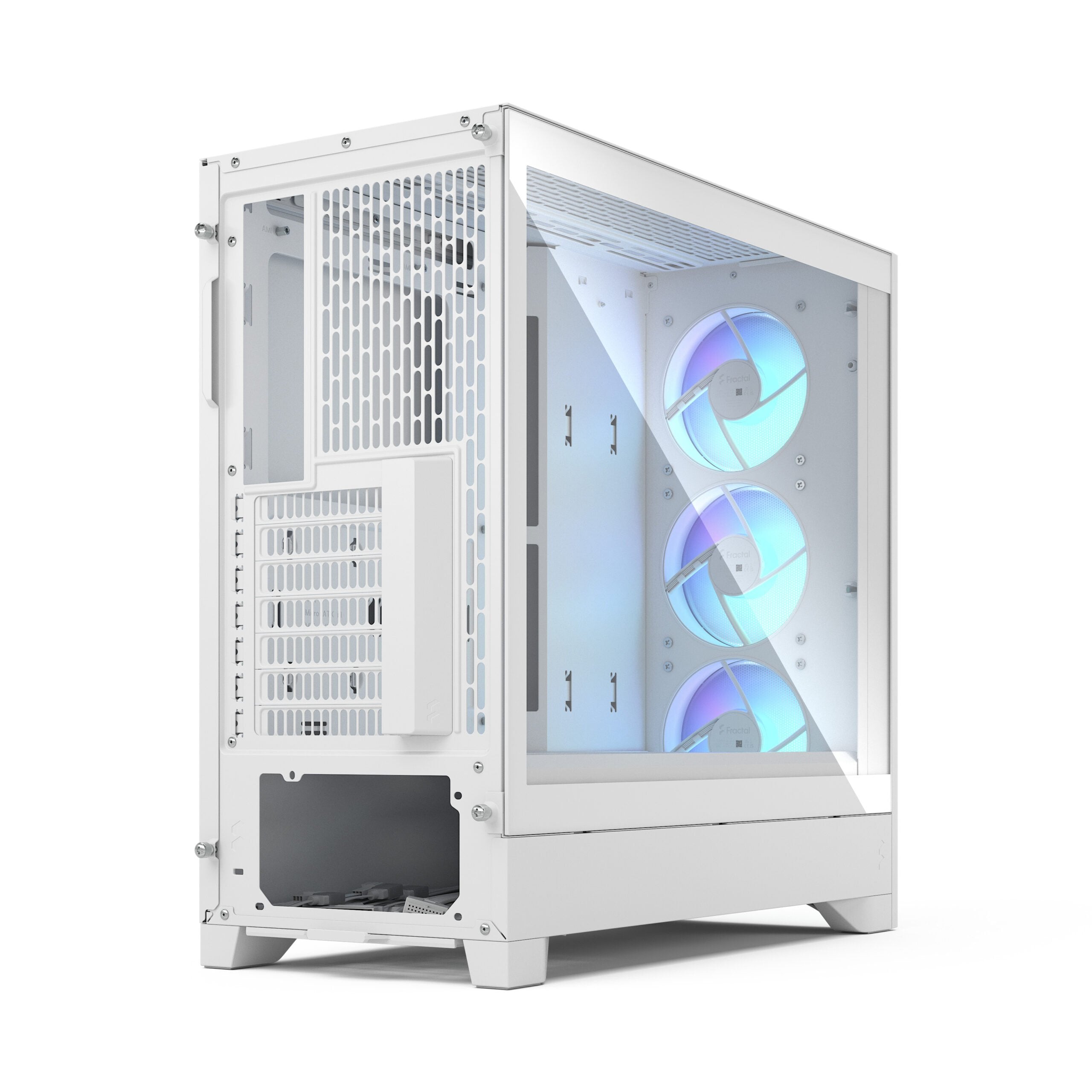 Caja Pc Fractal Pop 2 Air White Tg Rgb Fd-C-Poa2a-04