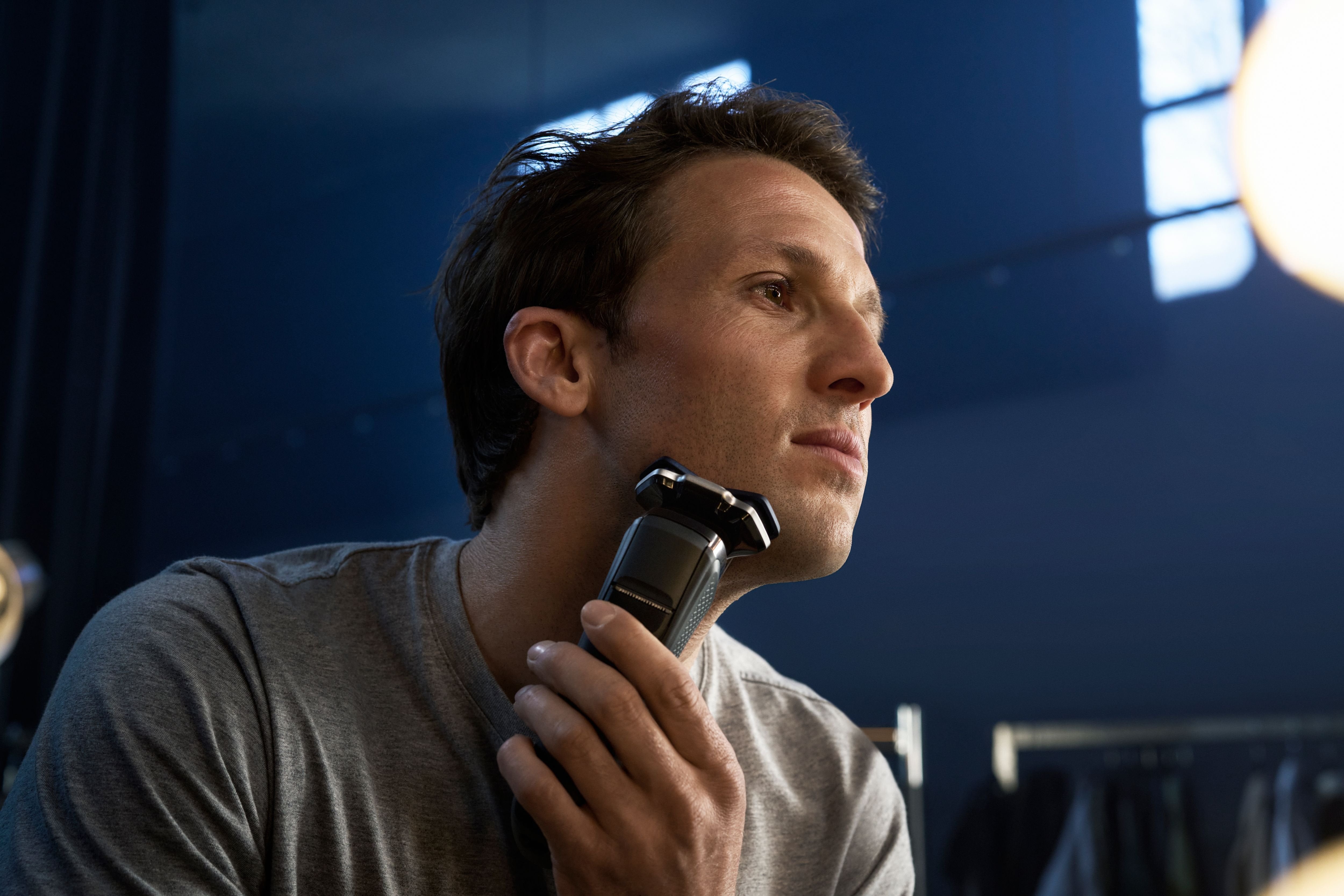 Afeitadora Philips Shaver Series 7000 S7885/50 Máquina De Afeitar De Rotación Recortadora Negro, Azul