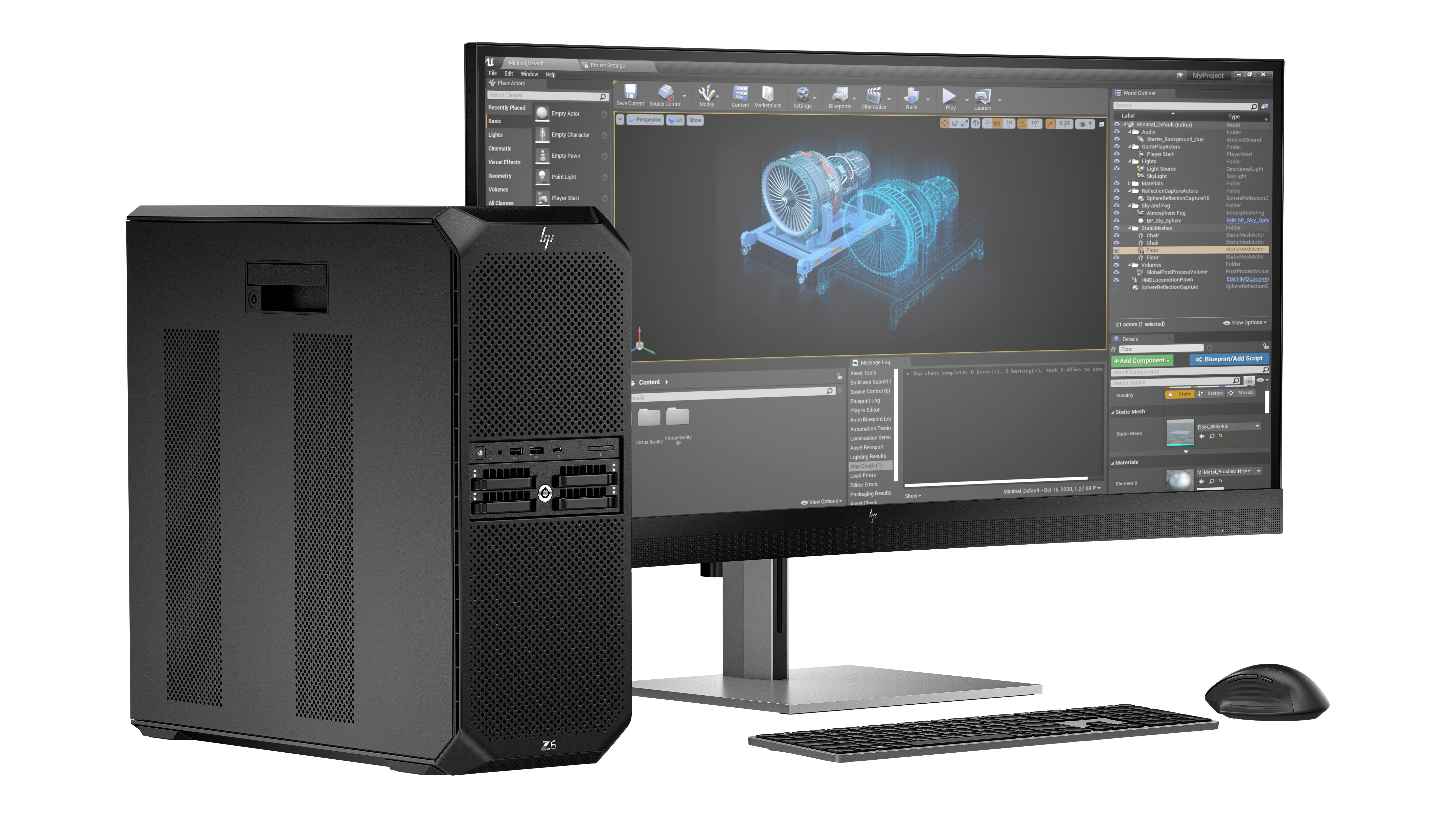 EAN 198415900128 - HP Z6 G5 A AMD Ryzen Threadripper PRO 7965WX 64 GB DDR5-SDRAM 1 TB SSD Windows 11 Pro Torre Puesto de trab imagen 1