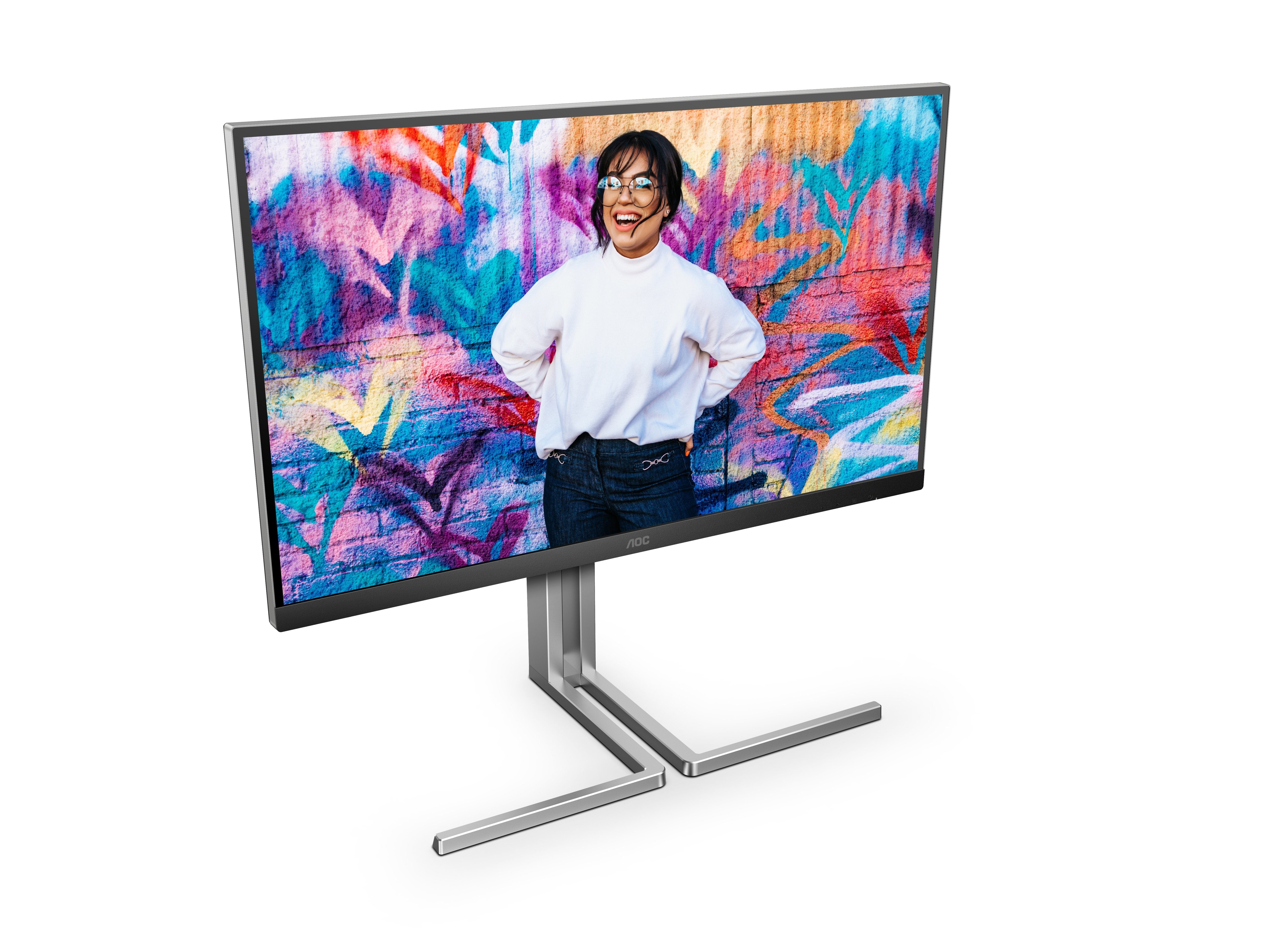 Monitor Aoc Q27u3cv 27" Qled Negro