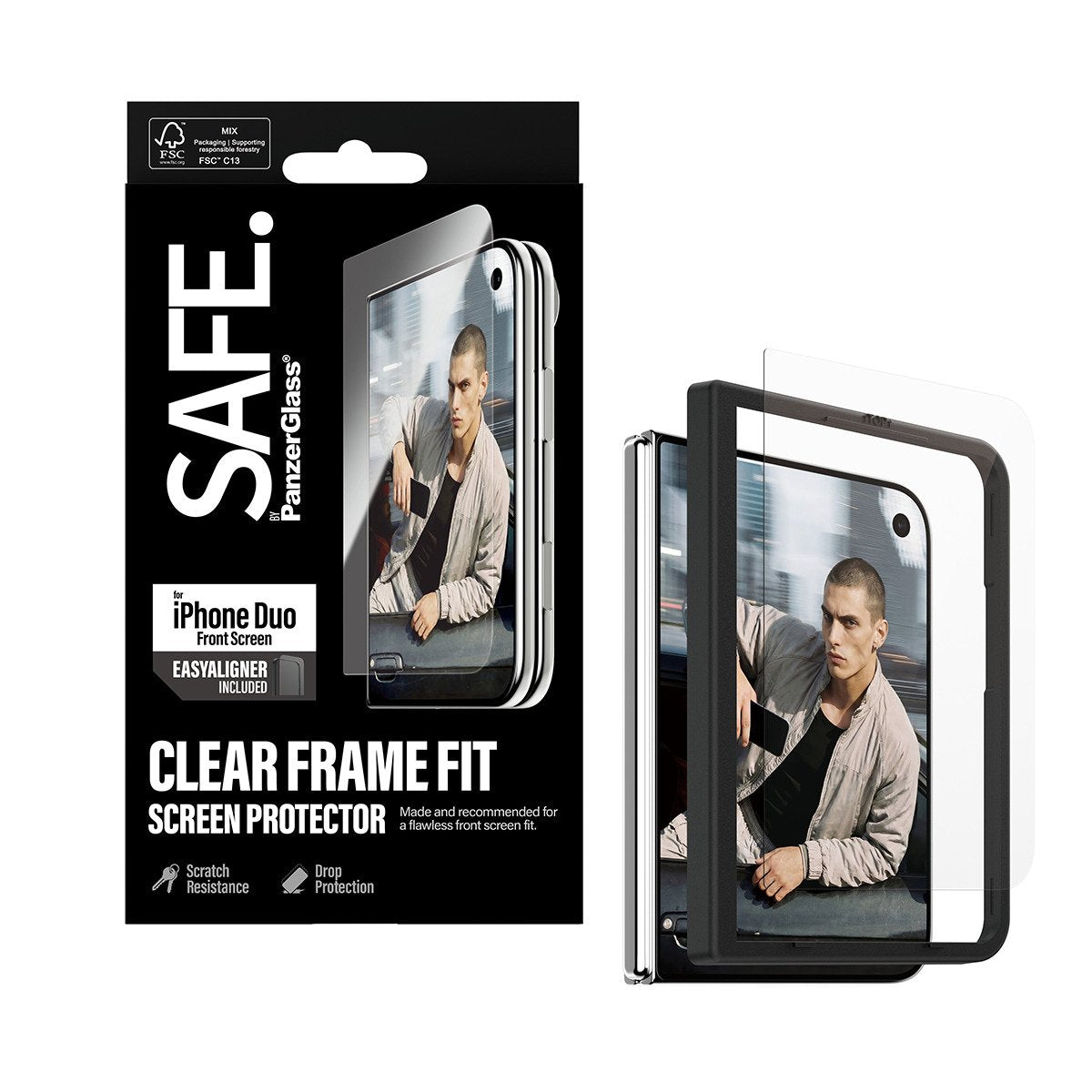 Panzerglass Safe. Front Screen Protector Iphone 18 Duo