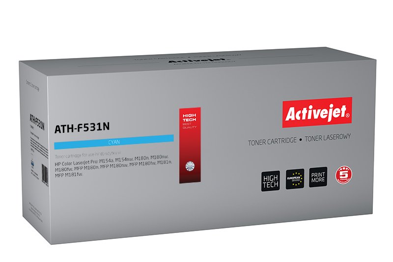 EAN 5901443110323 - Activejet ATH-F531N cartucho de tóner 1 pieza(s) Compatible Cian imagen 1