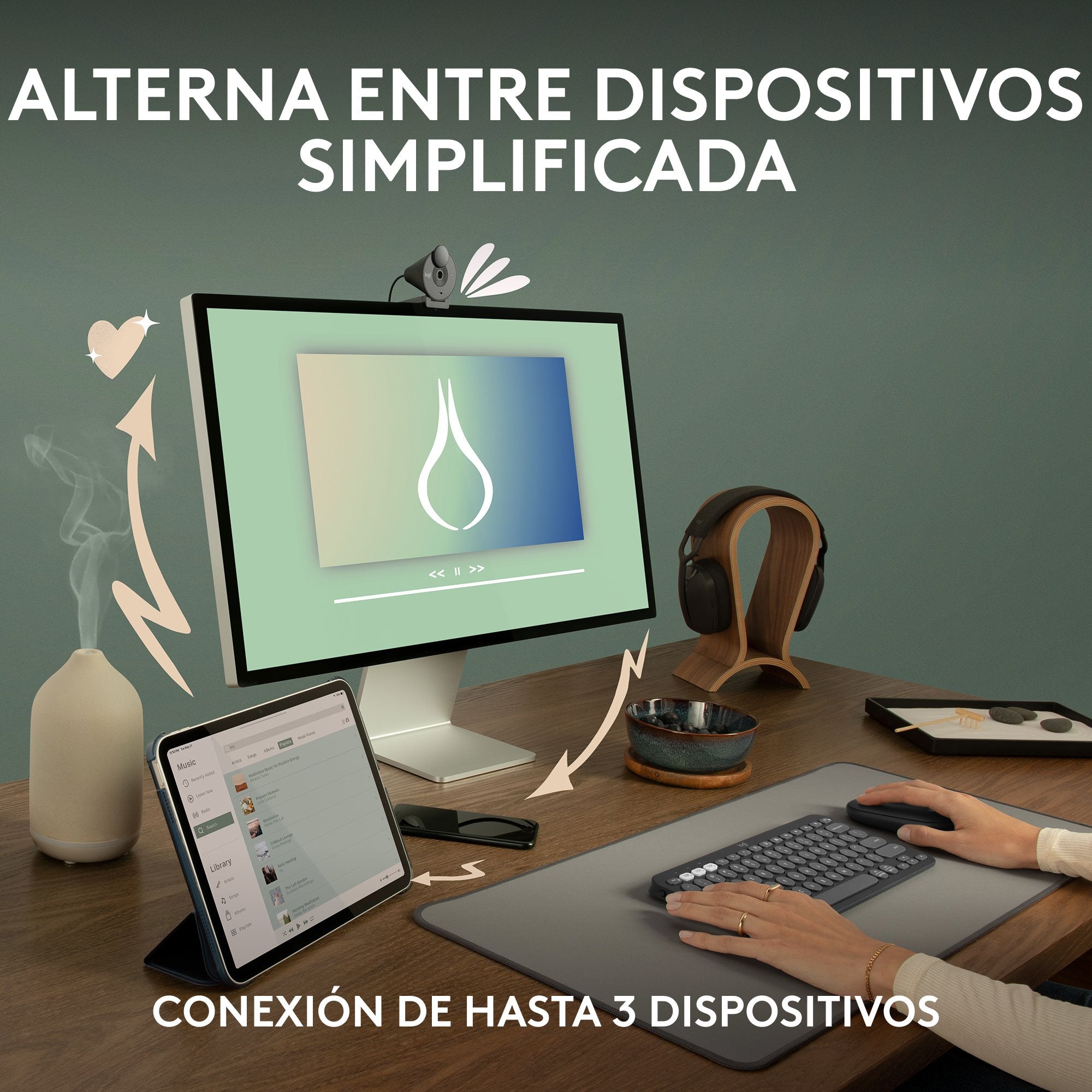 EAN 5099206110441 - Logitech 910-007013 ratón Viajes Ambidextro RF Wireless + Bluetooth Óptico 4000 DPI imagen 12