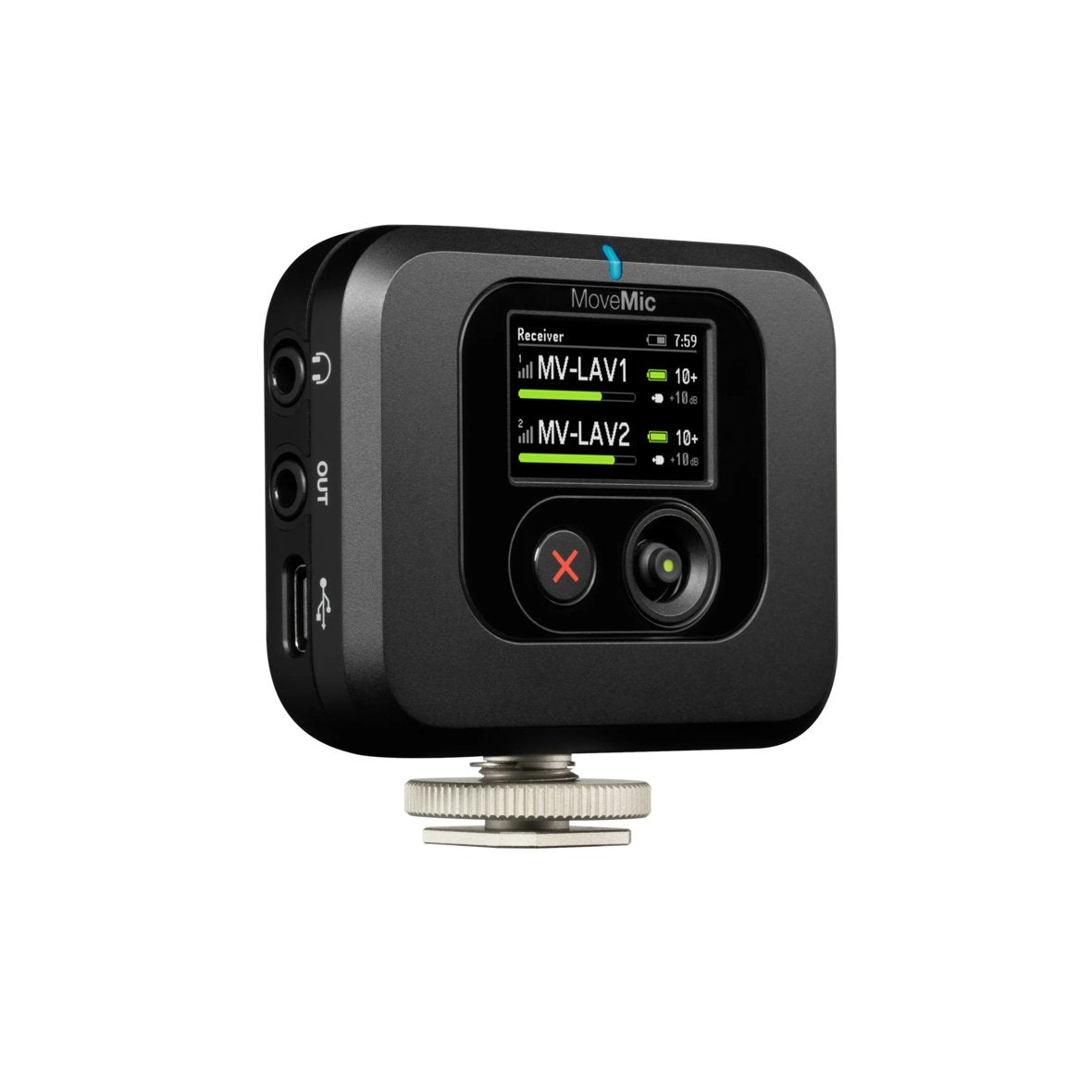 Shure Mv-R-Z6 Receptor Para Micrófono Inalámbrico Soporte Para Cámara