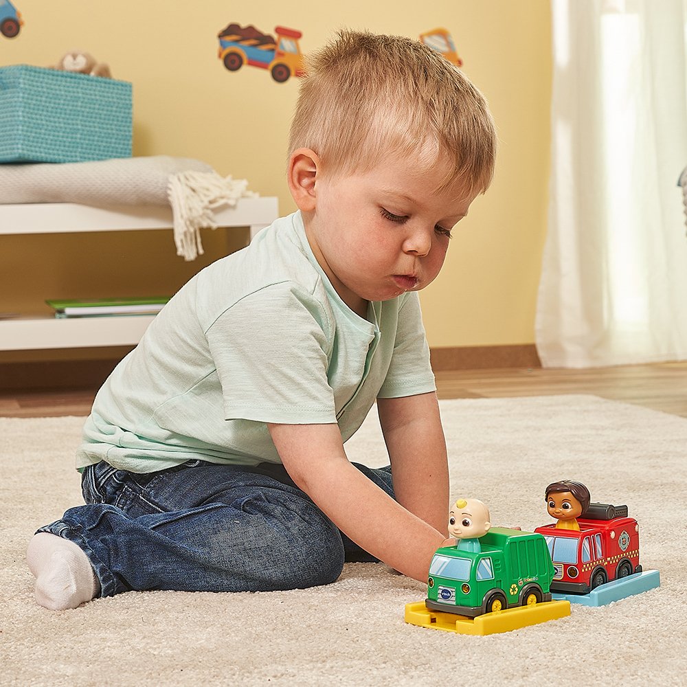 Camión De Basura De Jj, Vehículo De Juguete Vtech Tut Tut Baby Flitzer - Cocomelon 80-561404