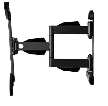 Soporte Mural Tv, Negro, Doble Brazo Articulado, De 37 A 75 Pulg, Carga Máx. 45 Kg