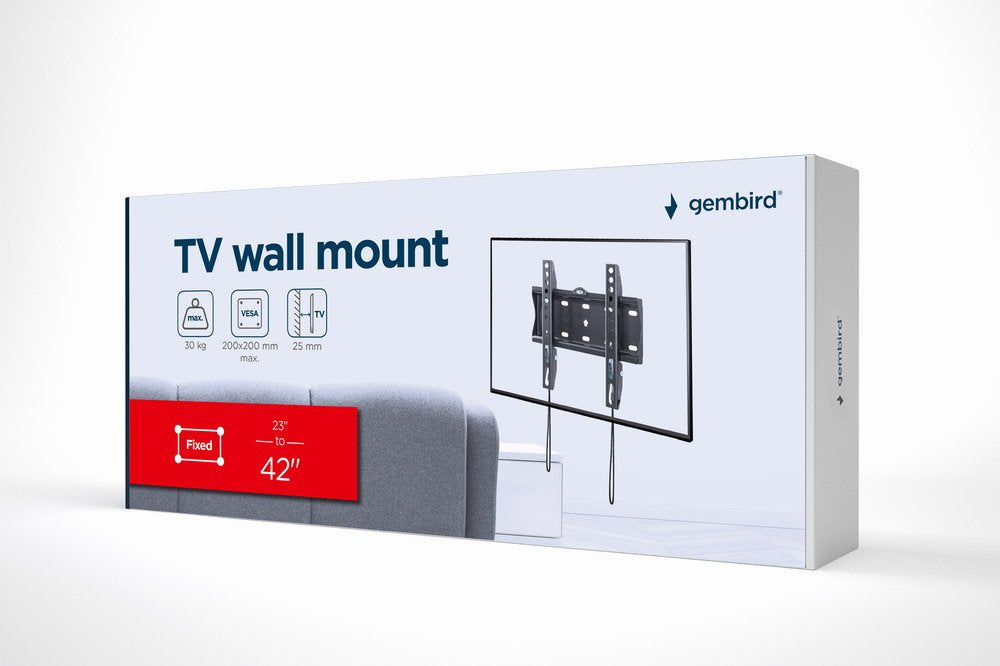 EAN 8716309106979 - Gembird WM-42F-01 soporte para TV 106,7 cm (42") Negro imagen 5