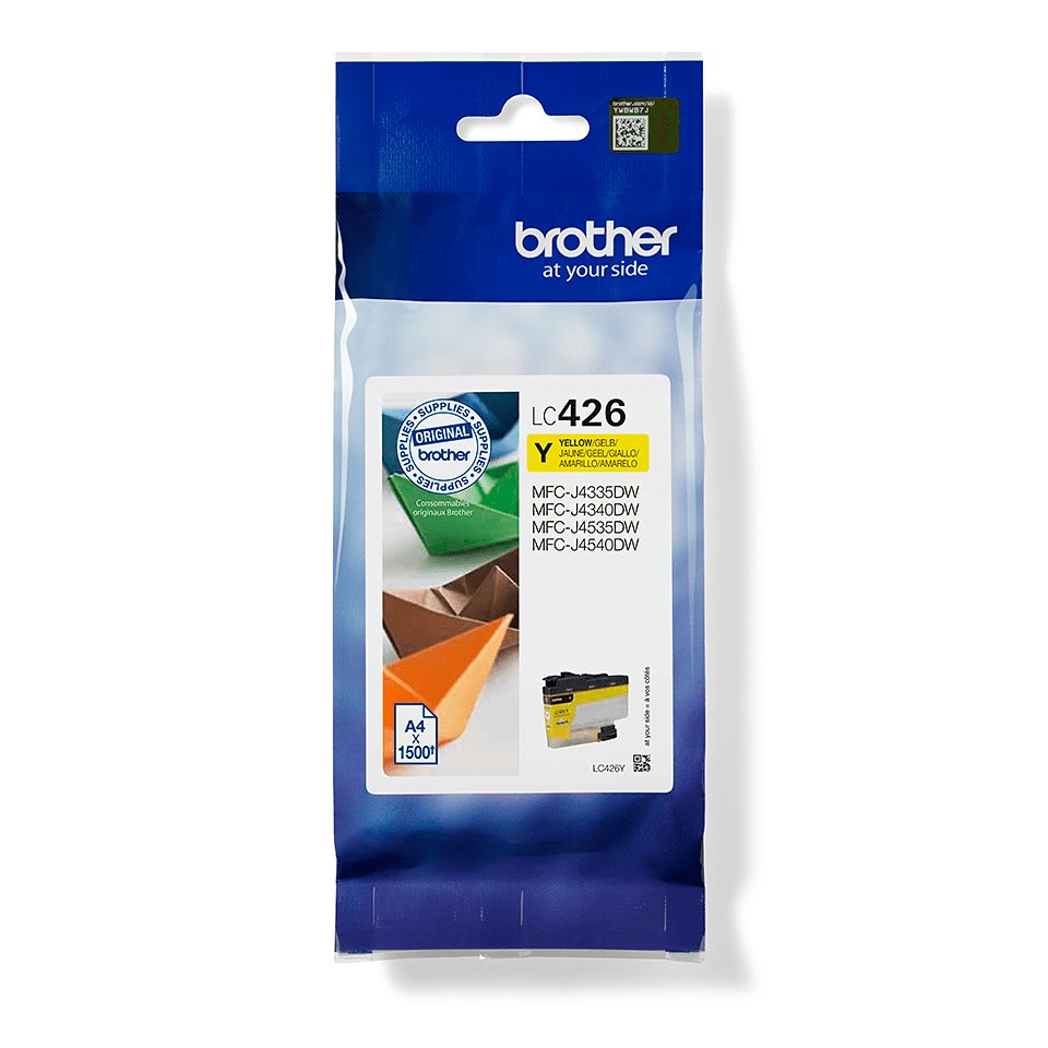 EAN 4977766809504 - Brother LC426Y cartucho de tinta 1 pieza(s) Original Amarillo imagen 1