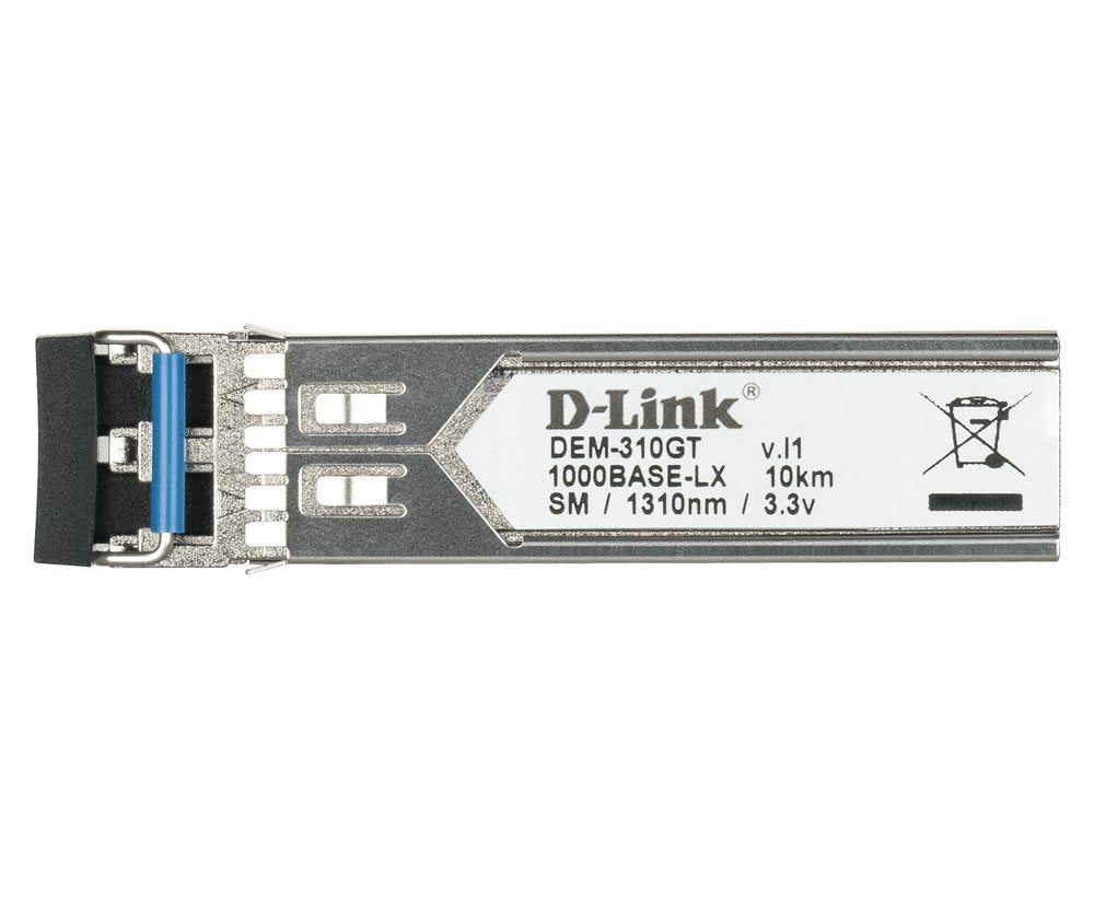 Transceiver D-Link Dem-310gt/10 Giga Monomodo Lc 3,3v Hasta 10km - Kit De 10 Uds