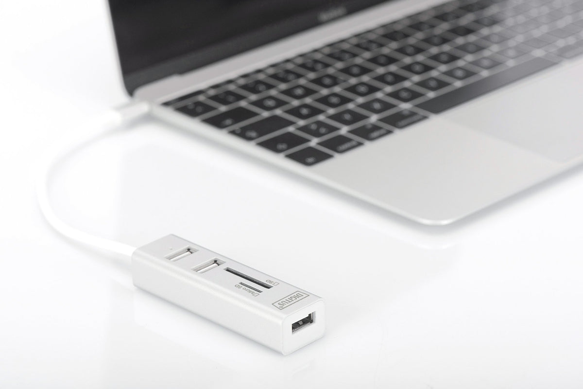 EAN 4016032425830 - Digitus DA-70243 lector de tarjeta USB 2.0 Blanco imagen 3