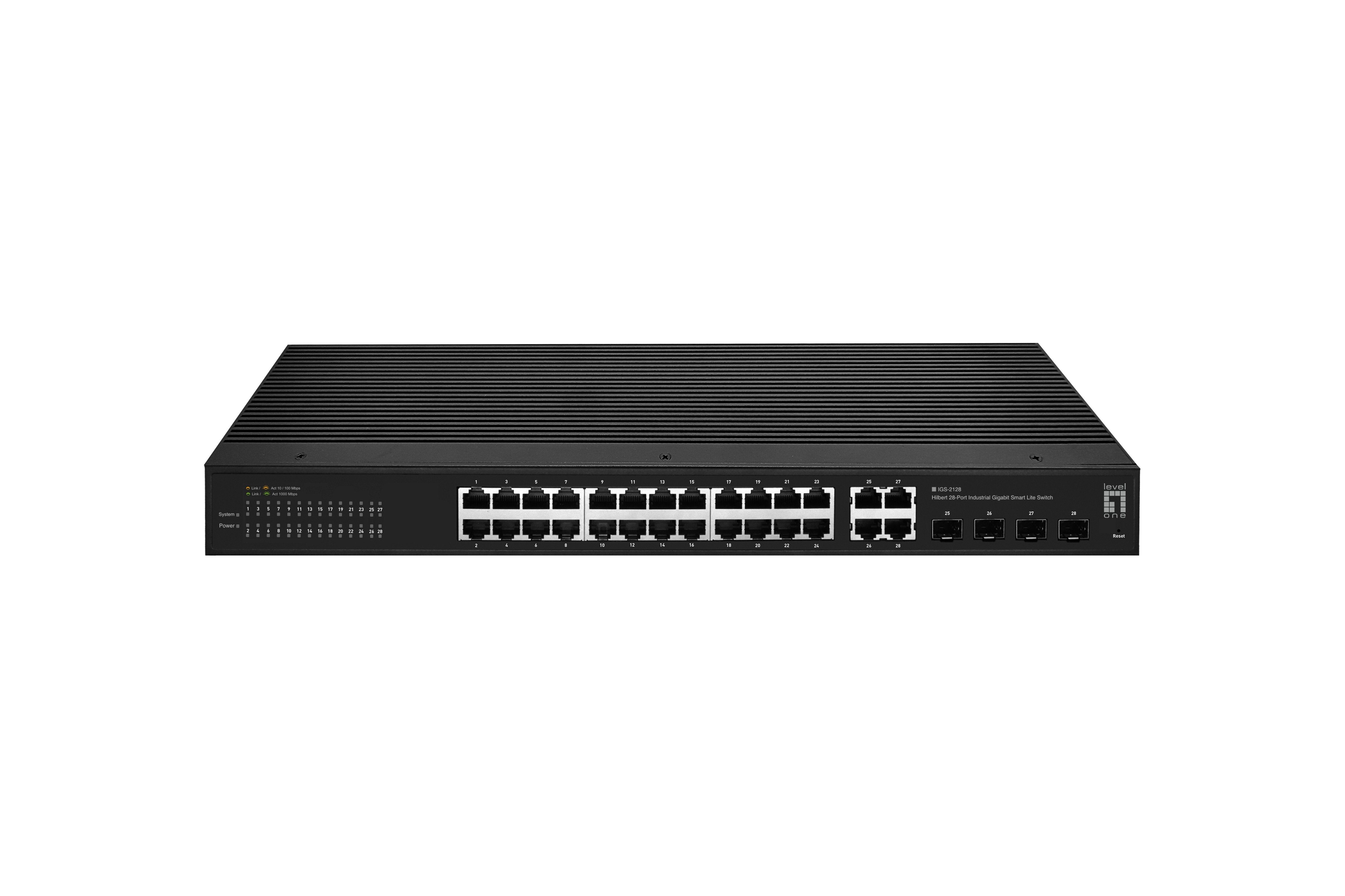 Levelone Switch 28x Ge Igs-2128 4xsfp, 24xrj45 Ports Sw