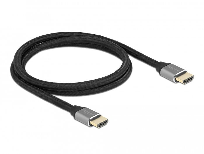 Delock Ultra High Speed Hdmi Cable 48 Gbps 8k 60 Hz Gris 1 M Certificado